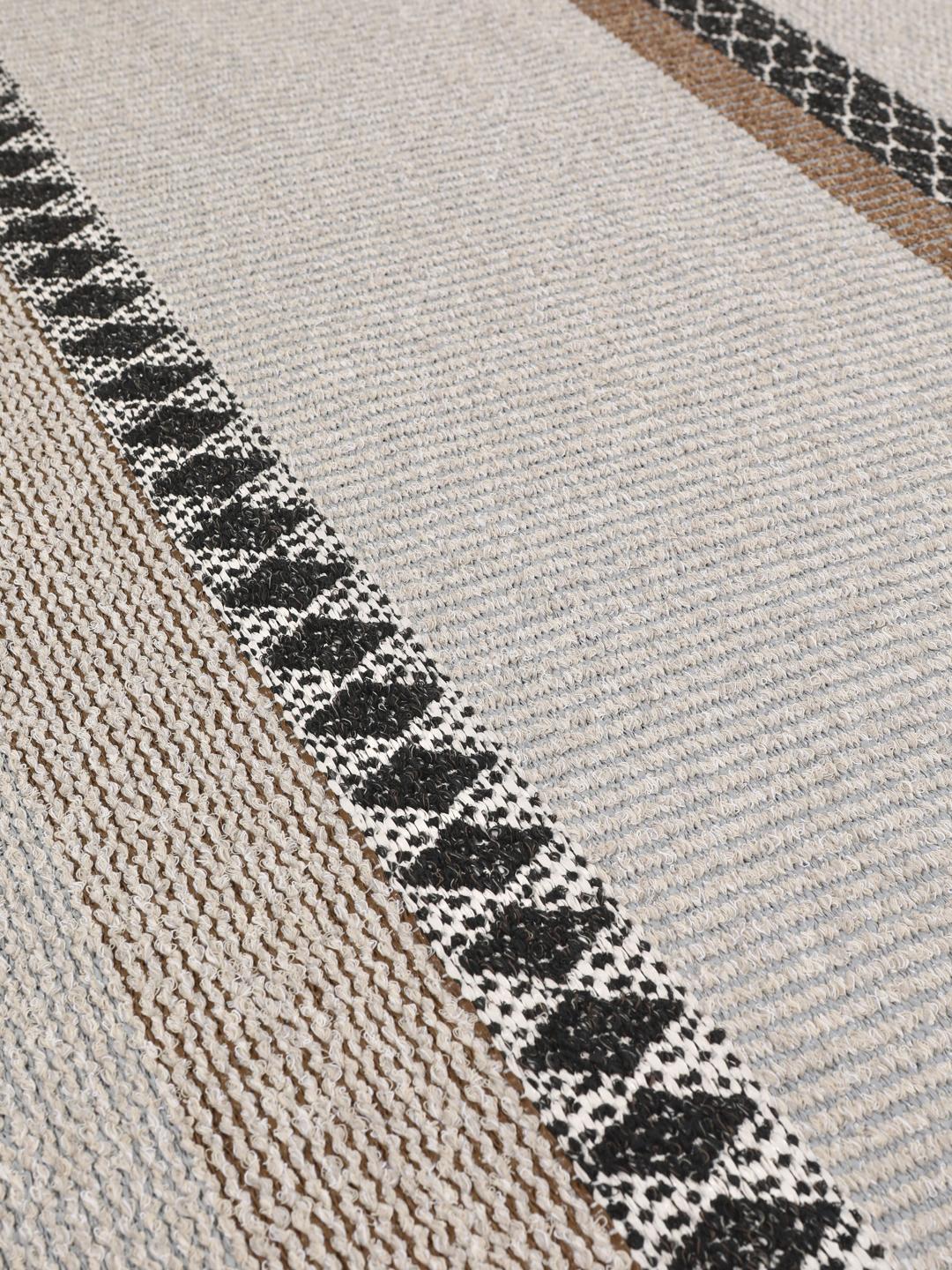 Matilda grijs en beige tapijt met geometrisch patroon