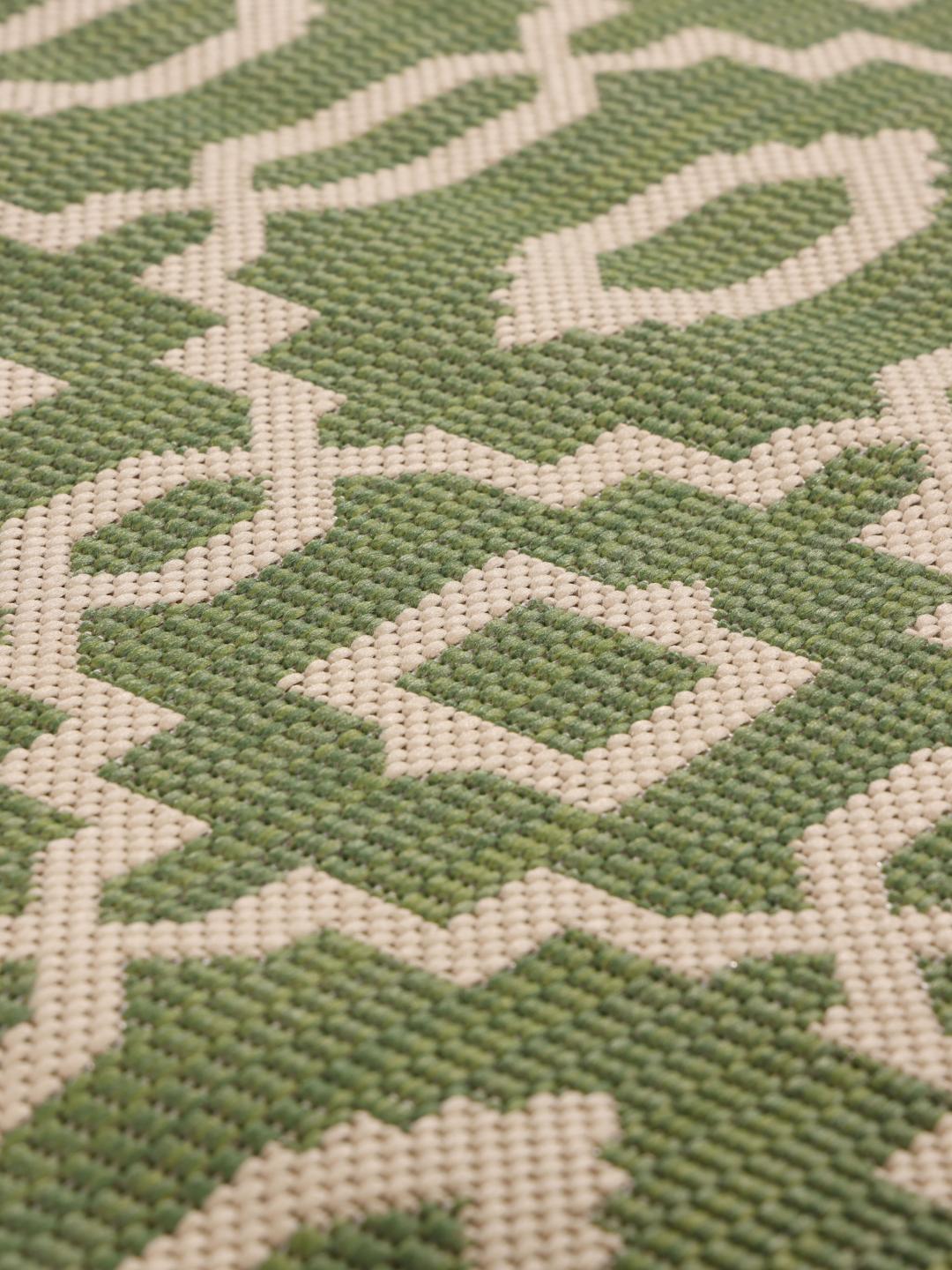 
    Zellige - Green / Beige - 140 x 200 cm
  