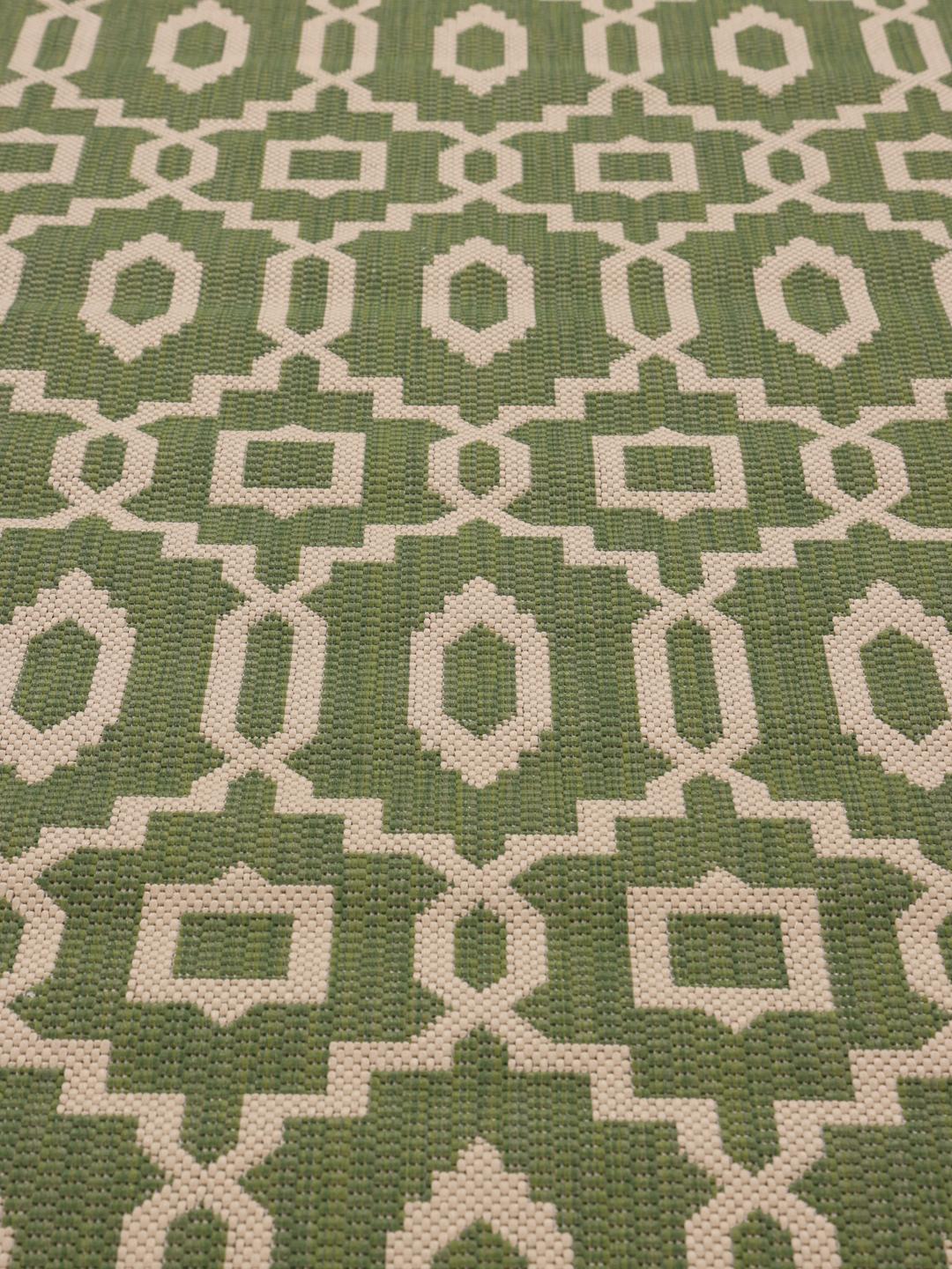 
    Zellige - Green / Beige - 140 x 200 cm
  