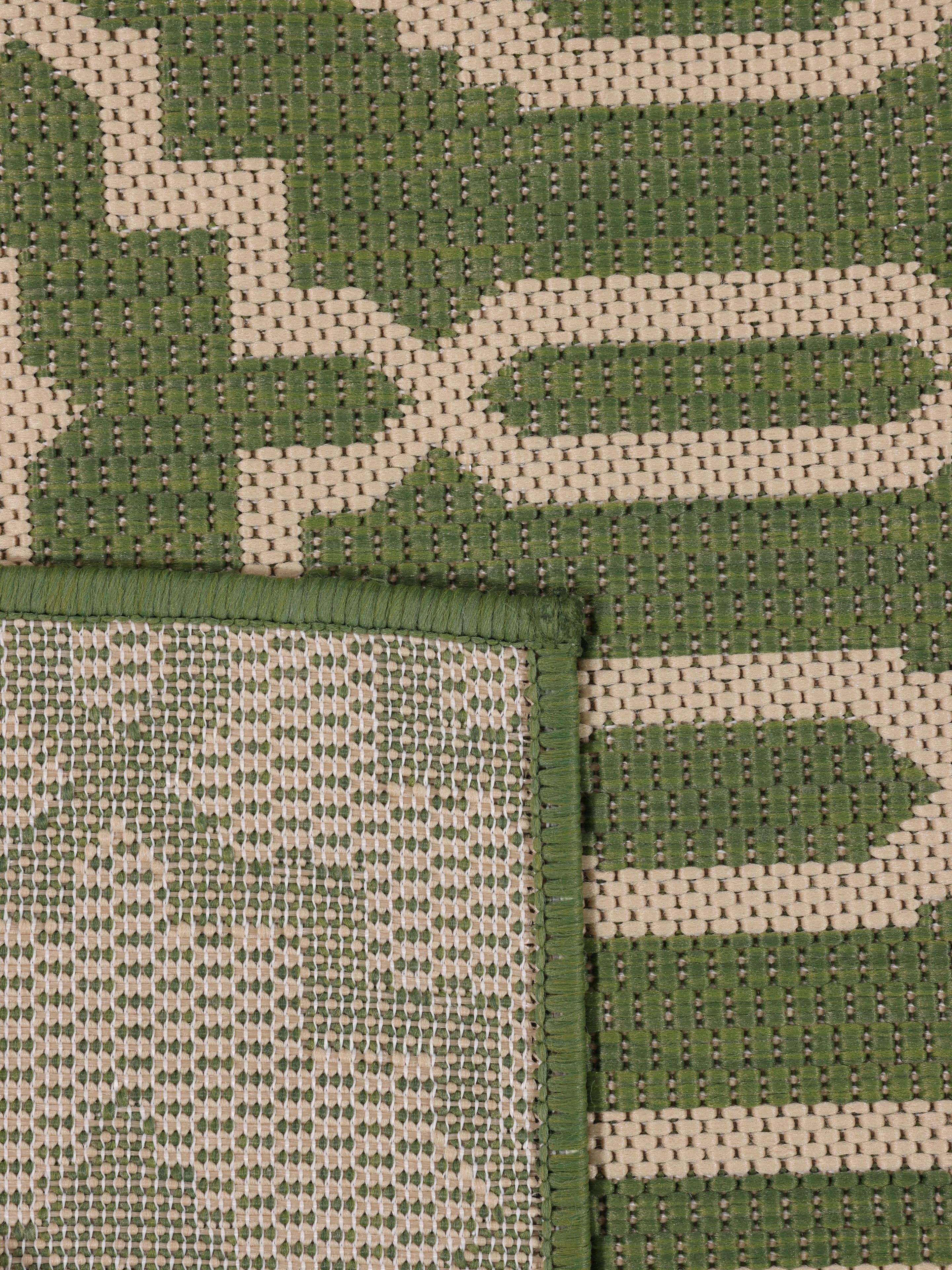Rugvista essential - Zellige - Green / Beige 200 x 300 cm