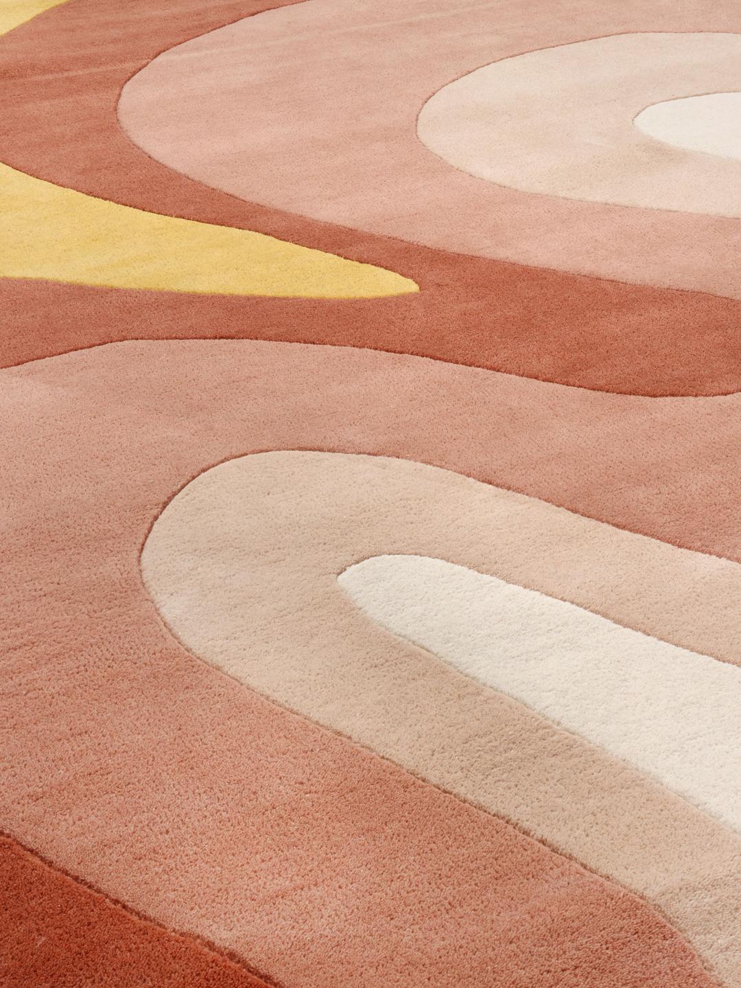 Benuta Tapis Pop En Coton Lenny - Vert 60 X 100 Cm - 100 % Coton - Rectangulaire Et Dans Le Style : Abstrait, Géométrique, Rayures, Minimaliste, Nature, Rétro - Facile D'entretien Pour Le Salon