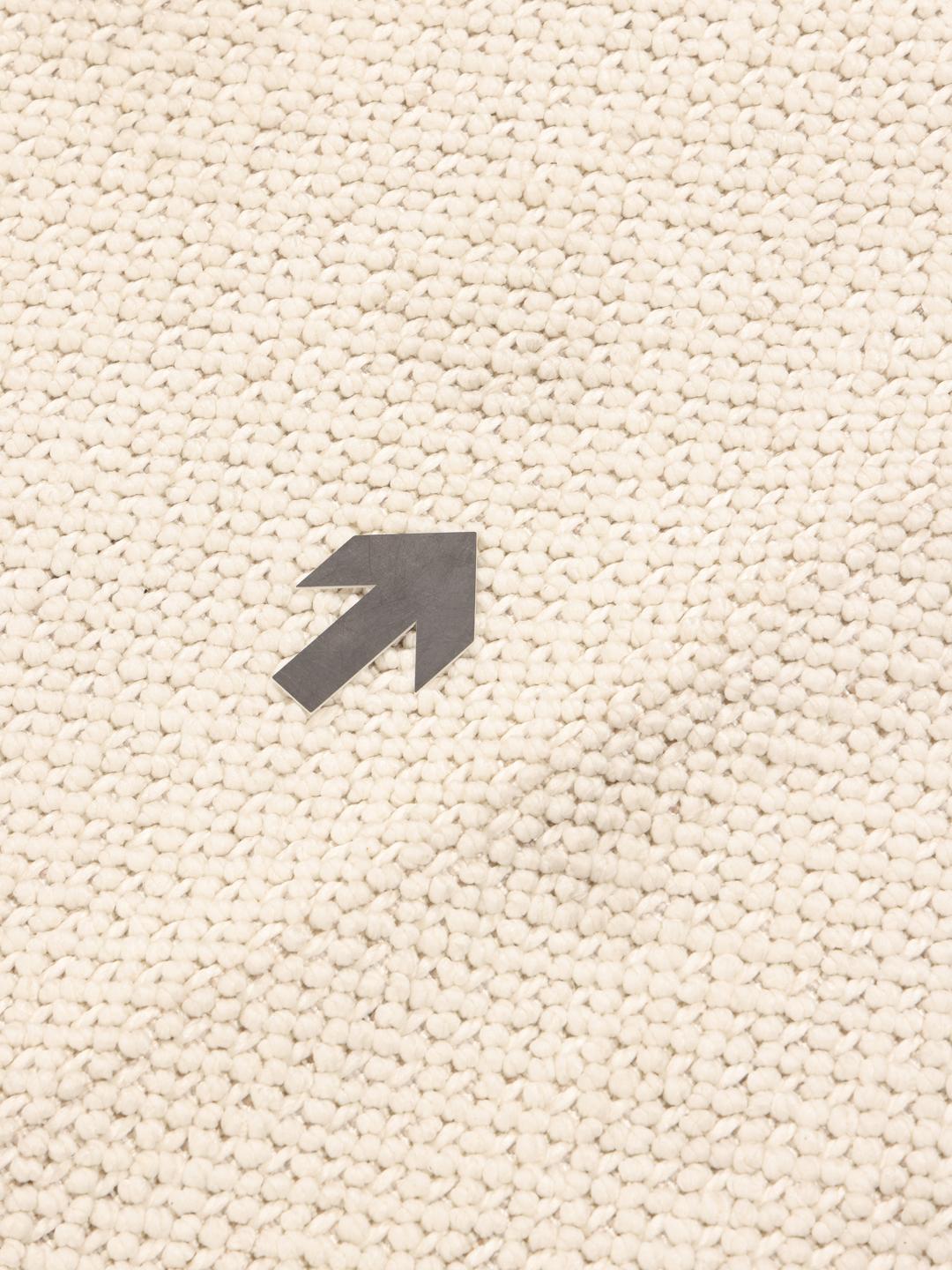 Beige minimalistisch vloerkleed met een subtiele en strakke textuur