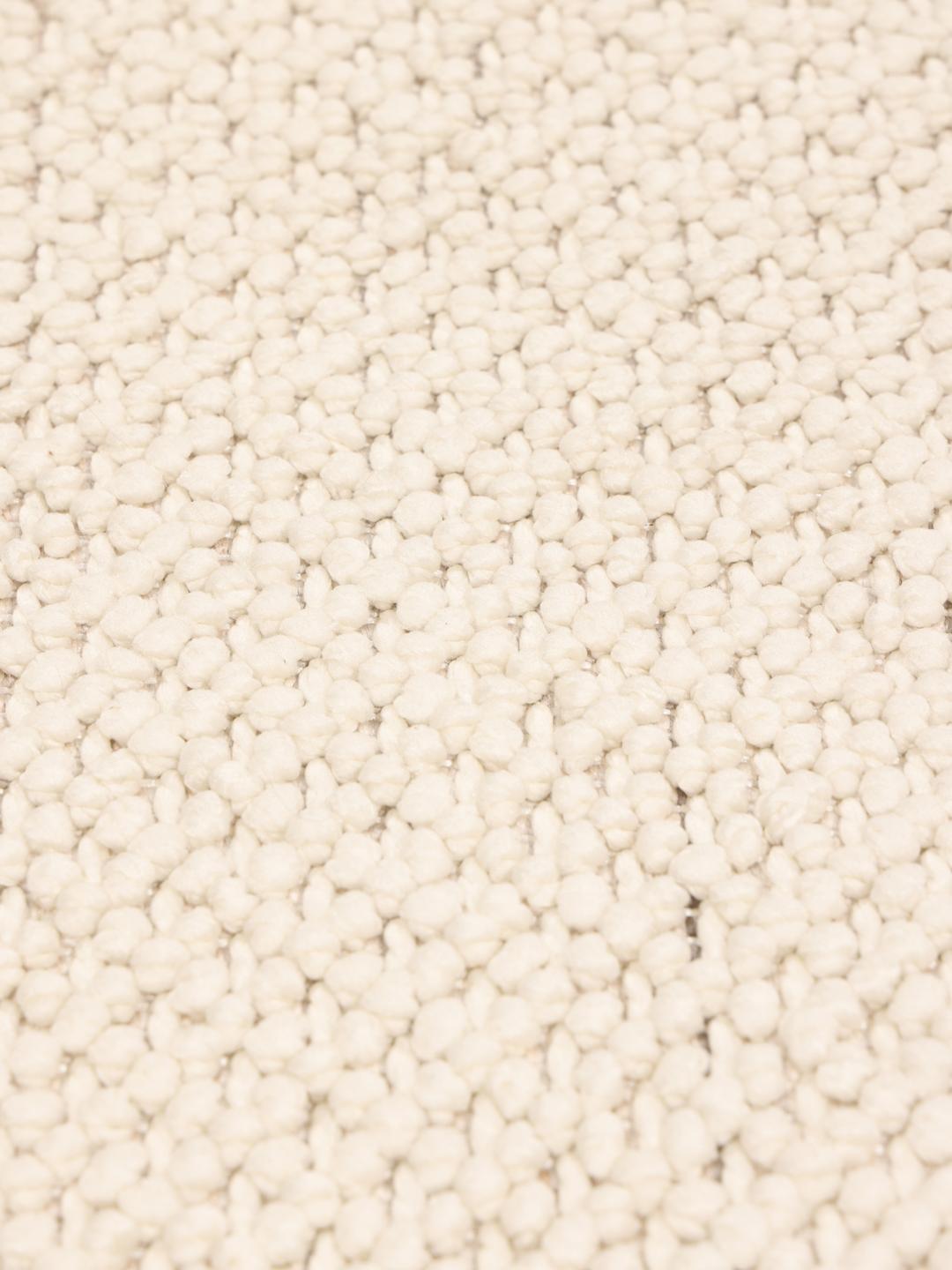 Beige minimalistisch vloerkleed met een subtiele en strakke textuur