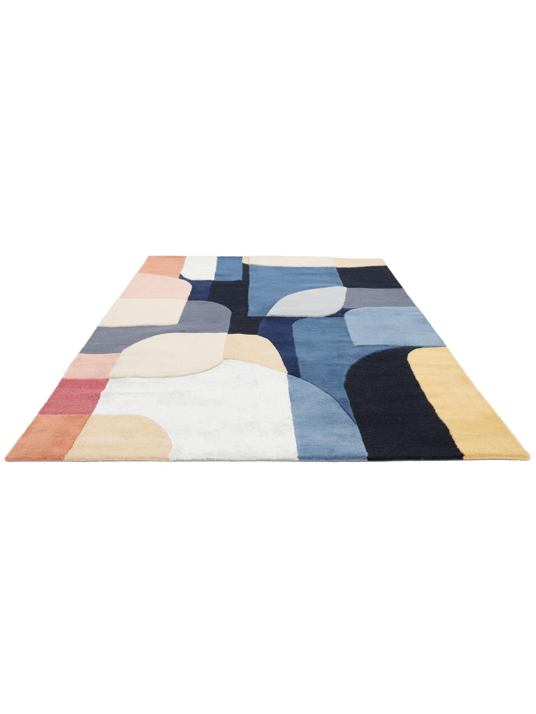 Blauw tapijt