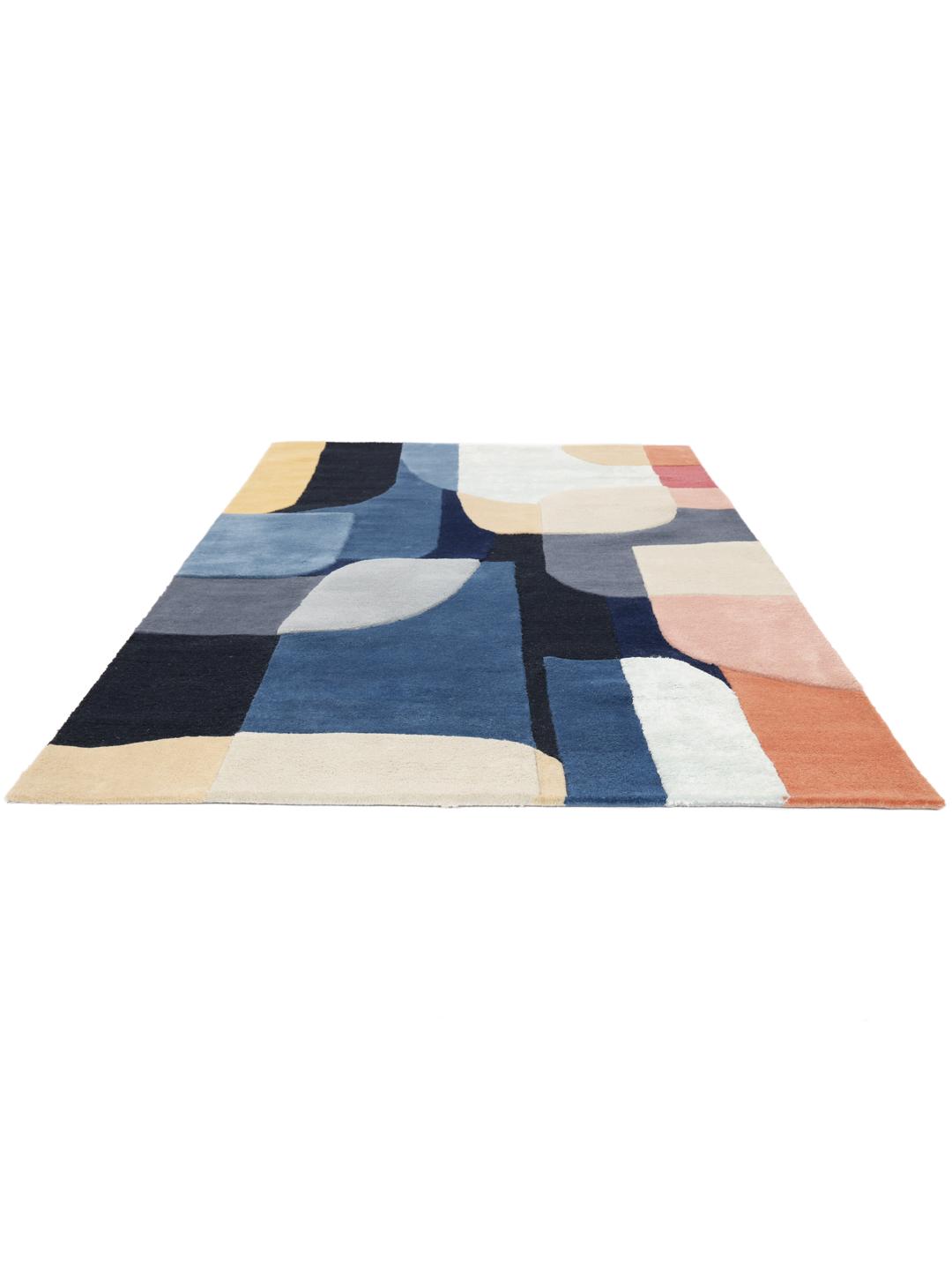 Blauw tapijt