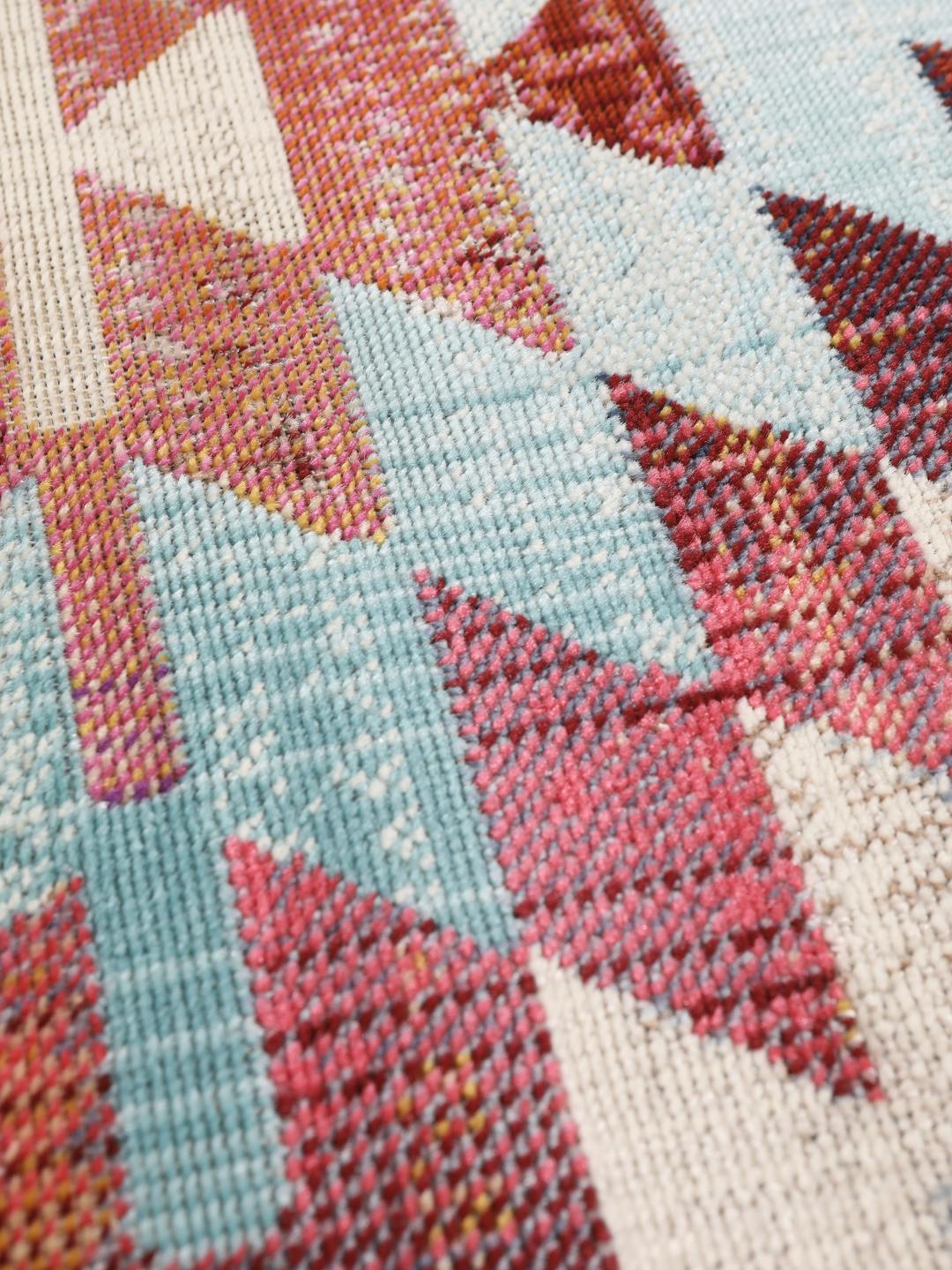 Red Multicolor Rug Kerala Red Multicoloured Rug - Rugvista
