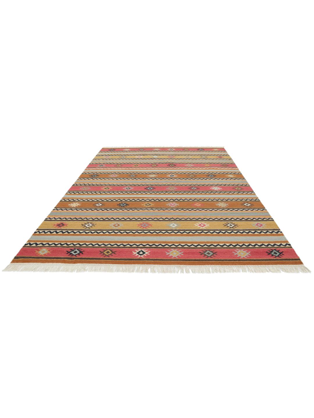 Tapis Kelim Collection en coton made in India, époque XXe