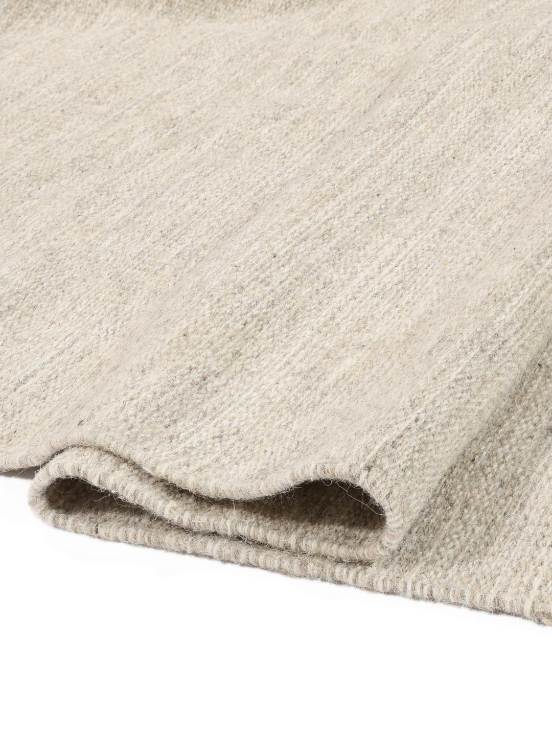 Melange - Beige 300 x 300 cm Wool Rug - Rugvista