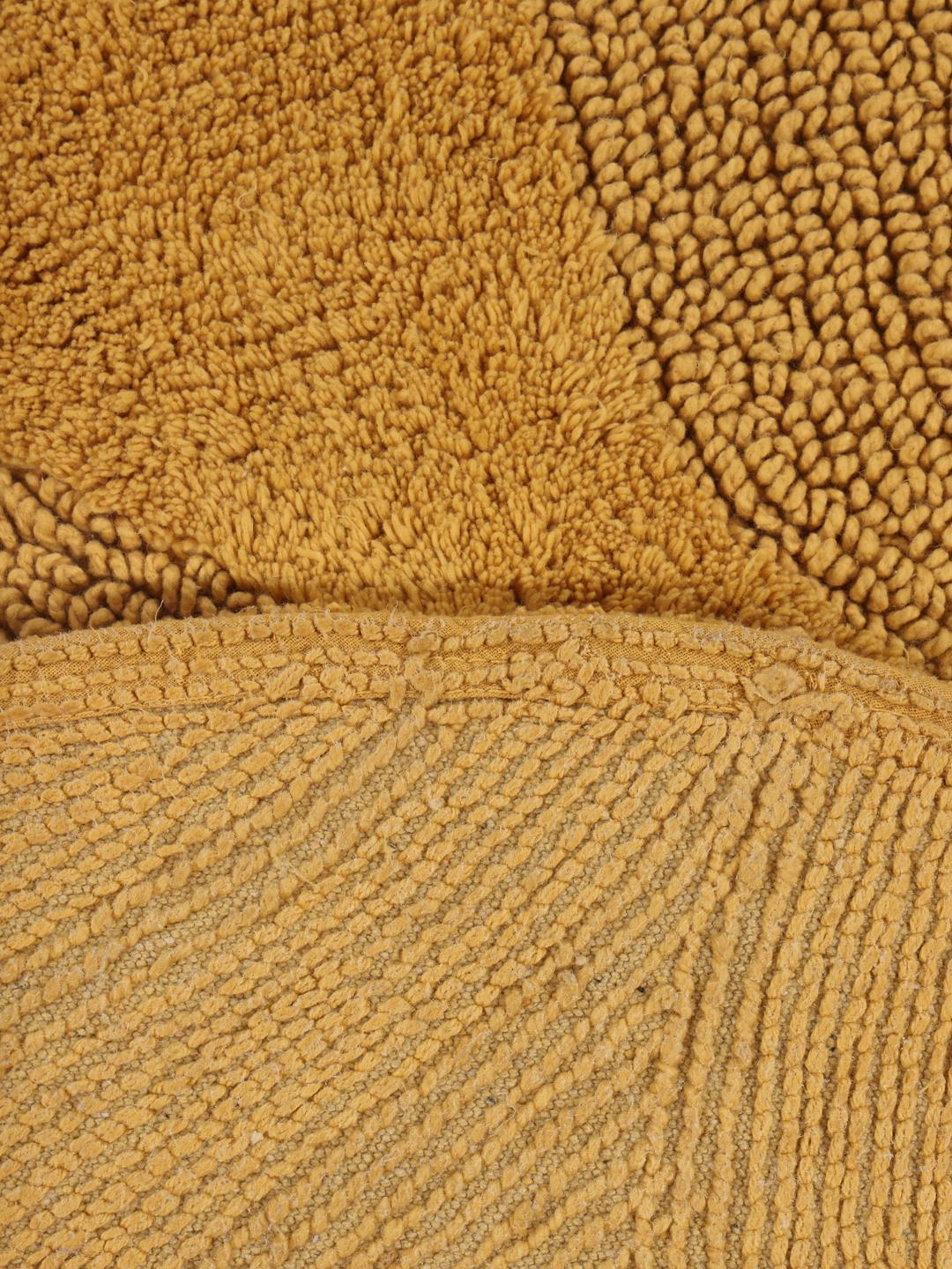 Breeze - Crème Beige, Rond 70 cm Badmatten