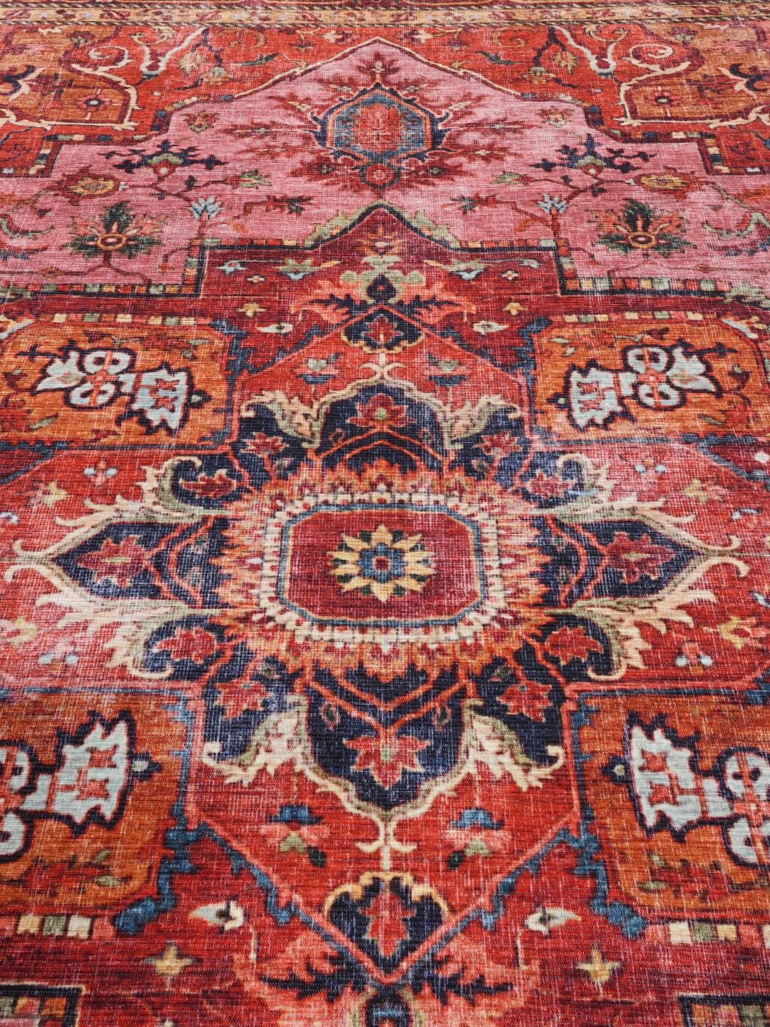 Rugvista Essential - Georgia Oriental - Röd / Rosa 160 x 230 cm ...