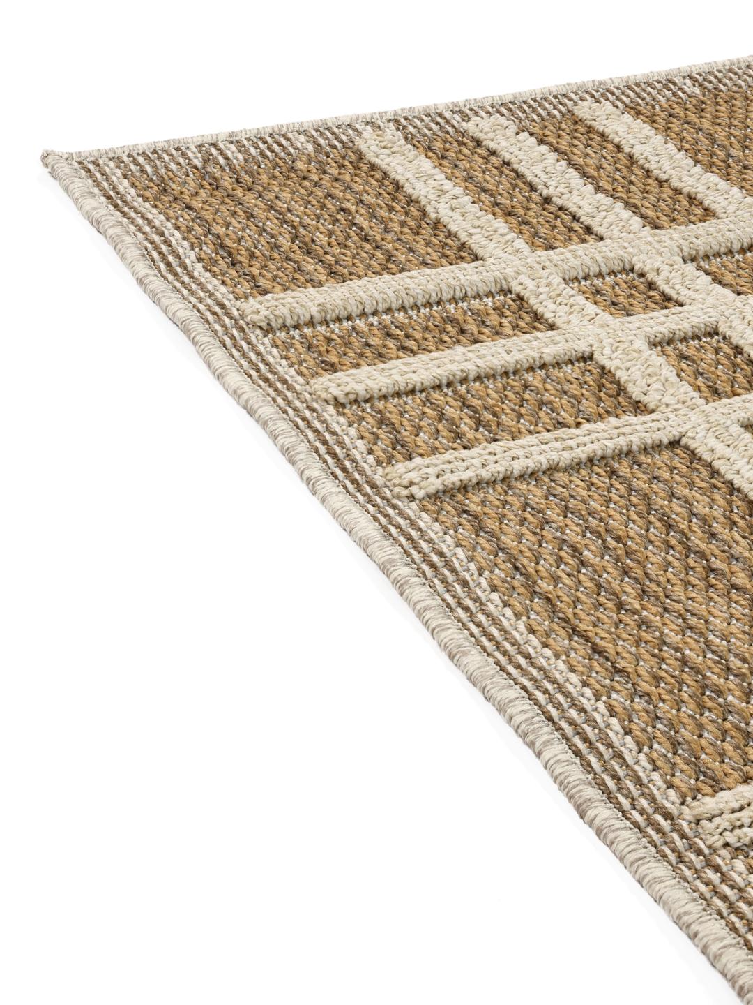 Rutan - Bruin - 160 x 230 cm