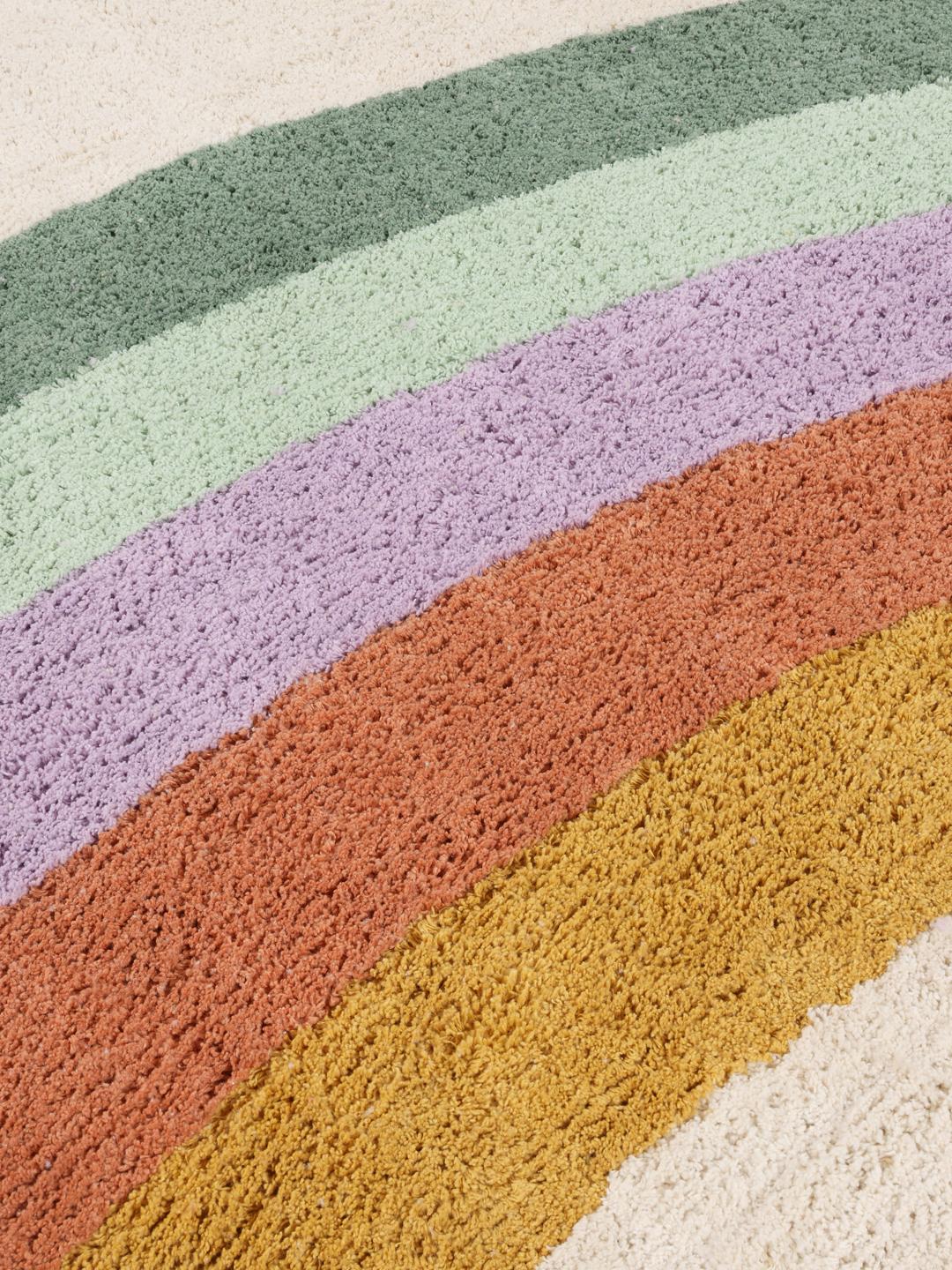 Rugvista core - Rainbow - Gebroken Wit / Multicolor, Rond Ø 150 cm ...