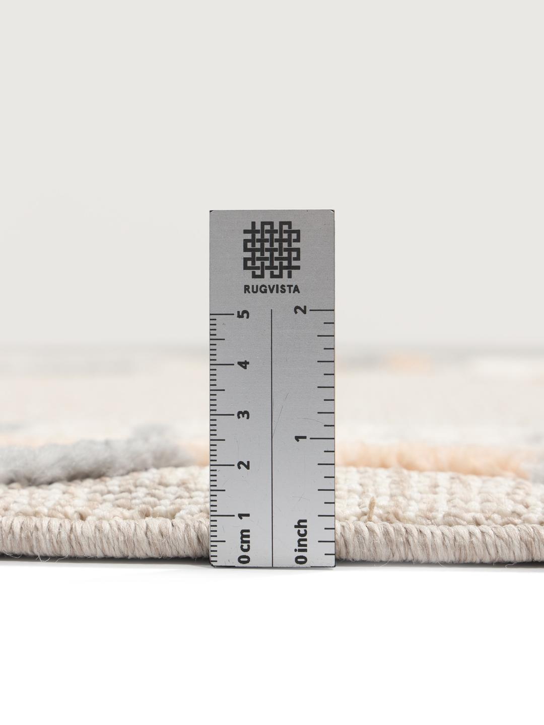 Tapis rond avec des motifs de transport et de météo en terracotta et rouge