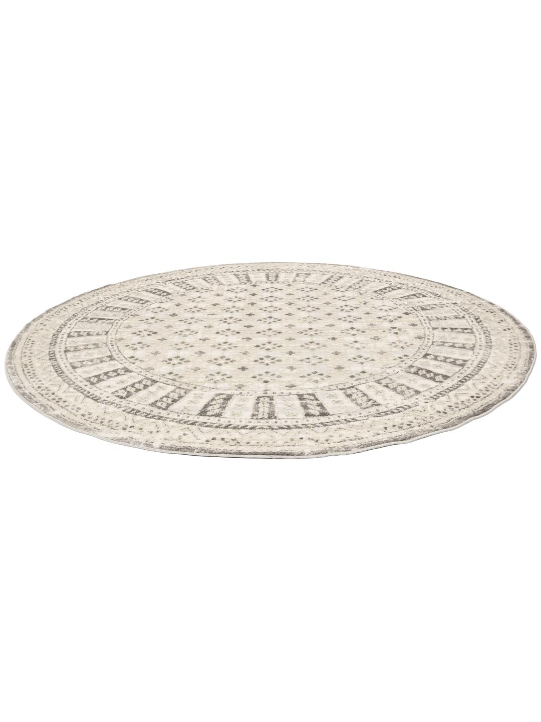 Rugvista essential - Venus - Beige / Greige, Round Ø 200 cm Rug - Rugvista