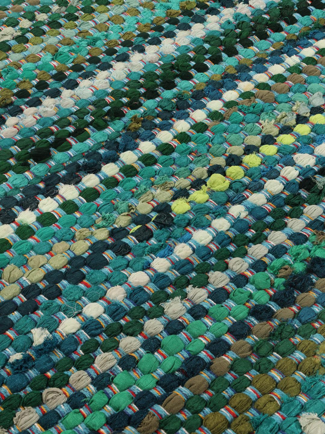 Rugvista core - Ronja - Multicolor / Turquoise, Runner 80 x 350 cm ...