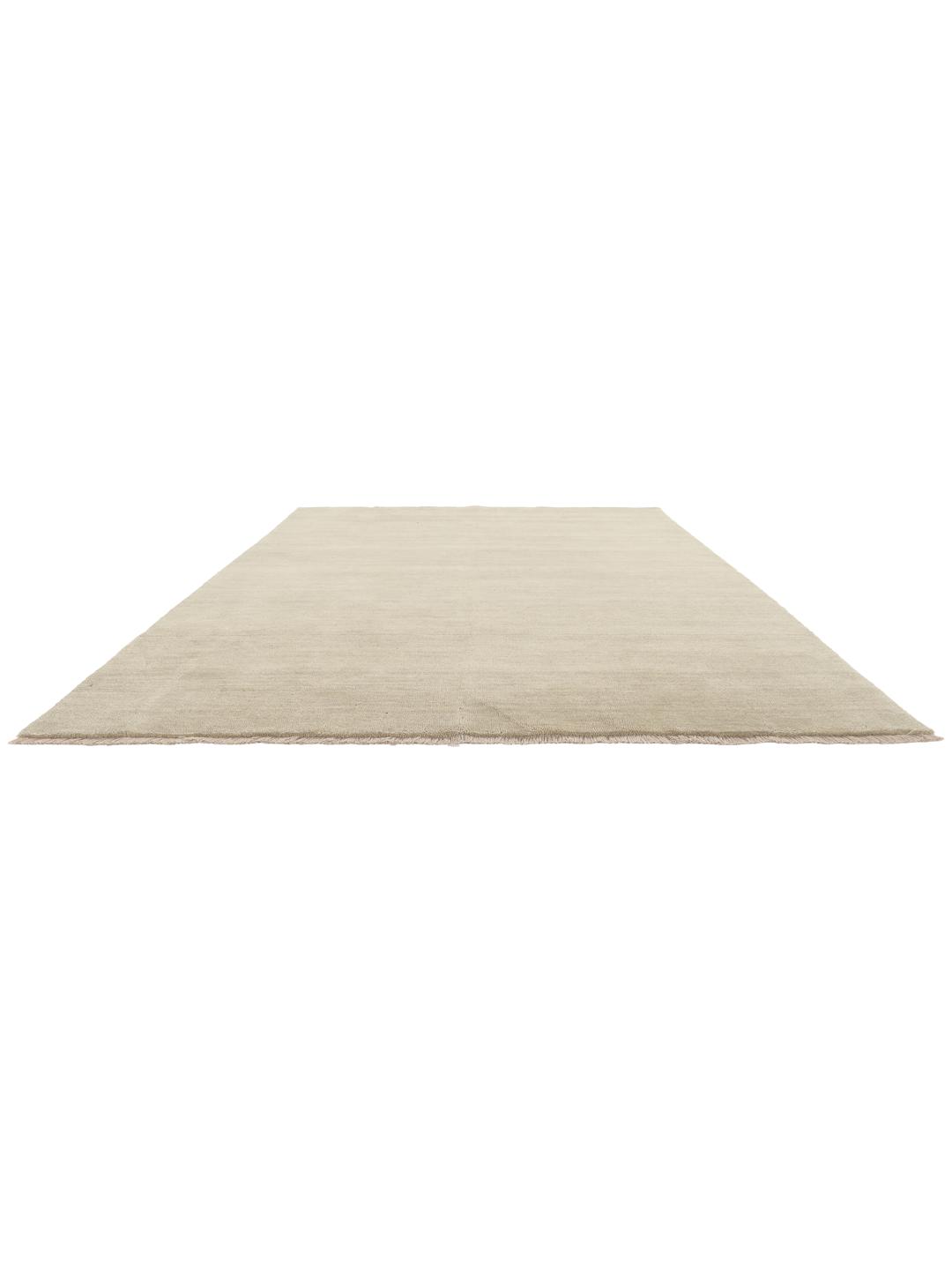 Rugvista premium - Handloom fringes - Greige 250 x 250 cm Wool Rug ...