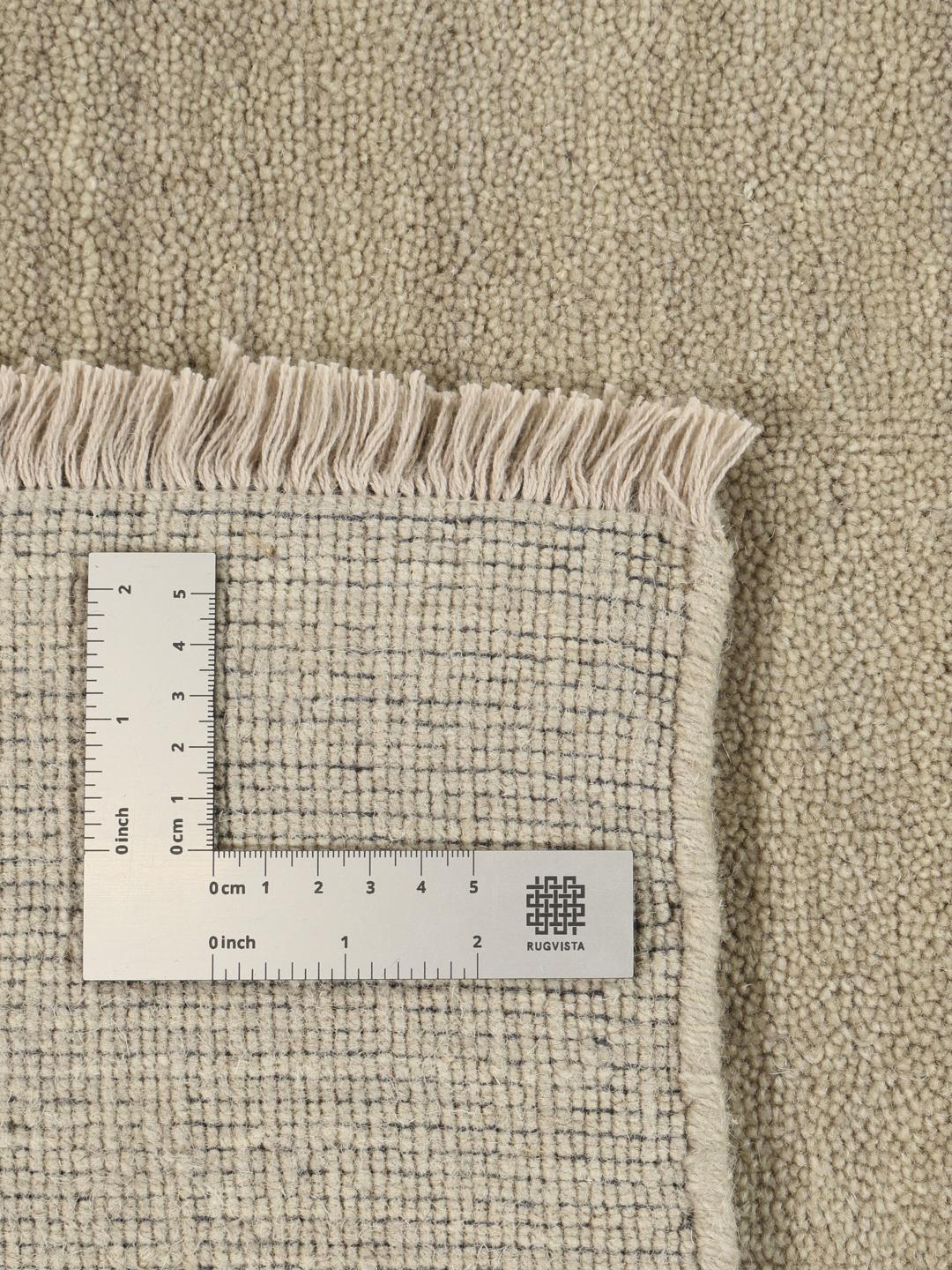 Rugvista premium - Handloom fringes - Greige, Runner 80 x 200 cm Wool ...