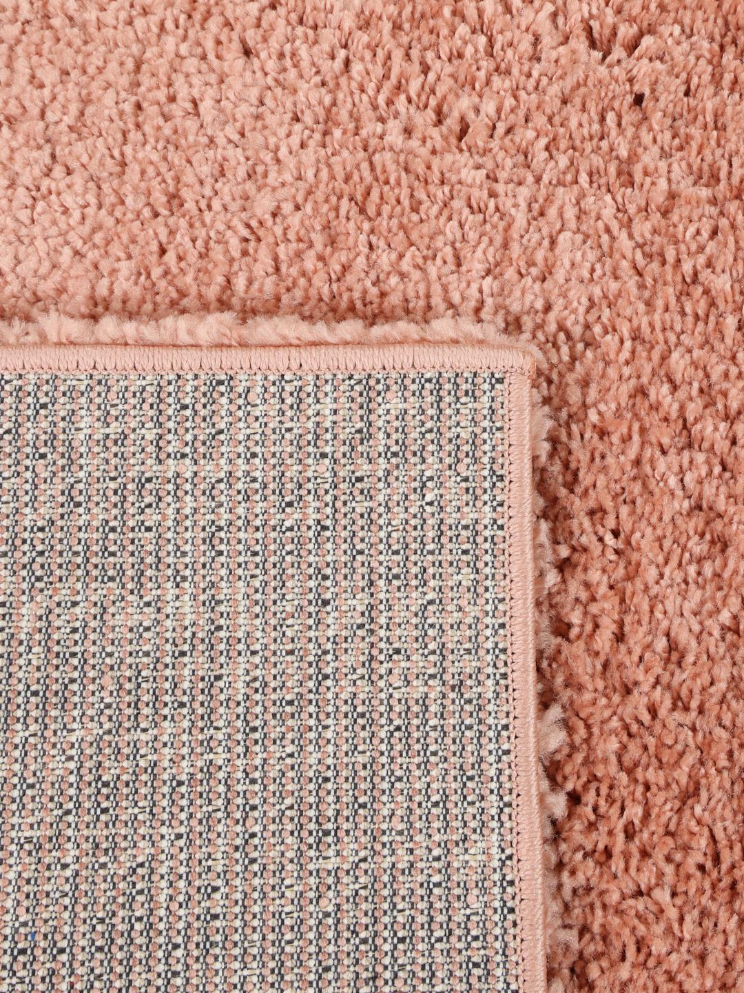 Tapis rectangulaire rose