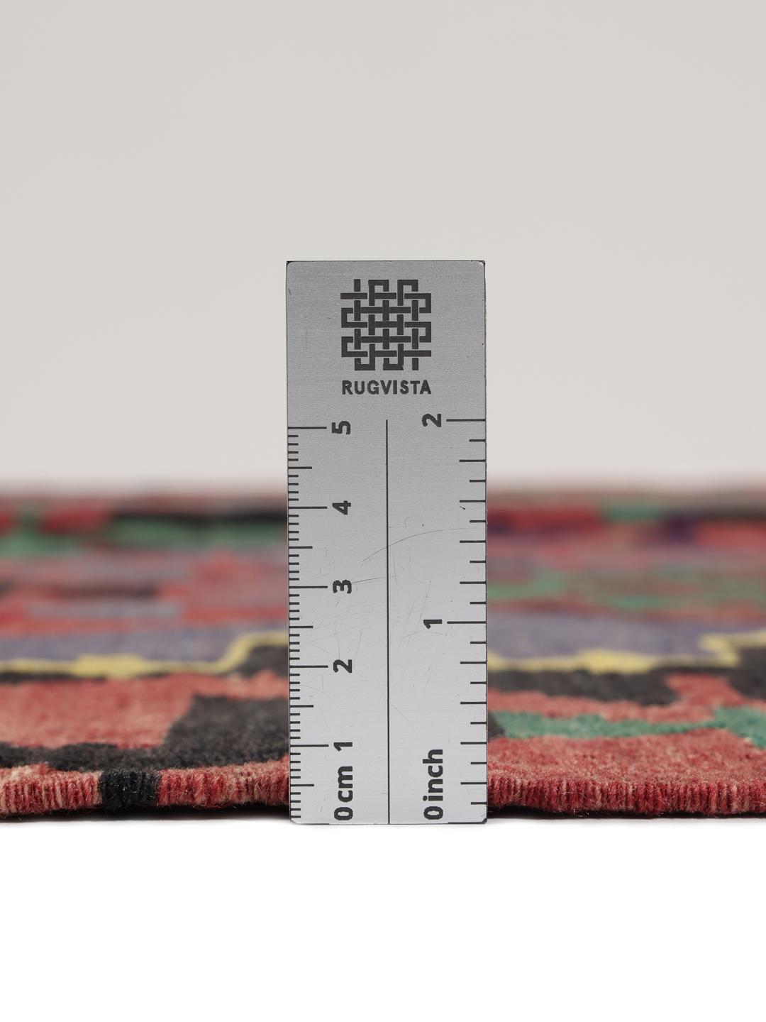 Authentiek Turks Kelim vintage vloerkleed met veelkleurige geometrische patronen