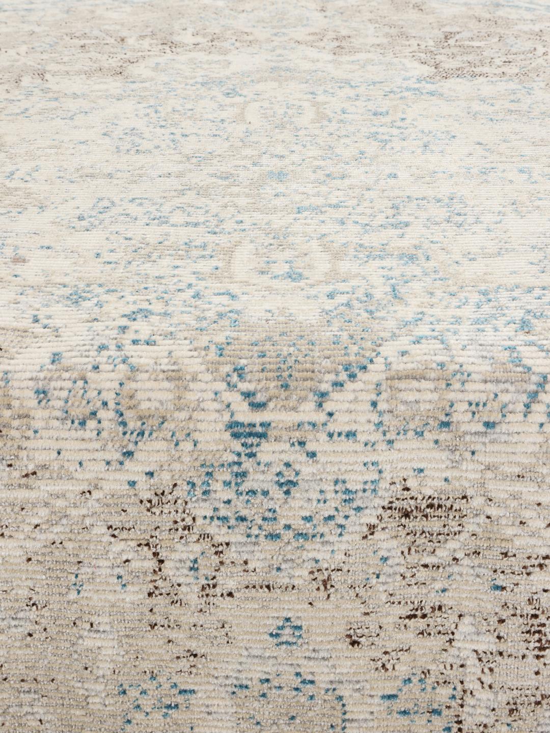 Rugvista essential - Nadia - Cream White / Greige, Round Ø 200 cm Rug ...