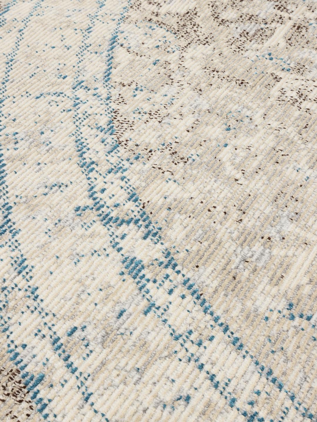 Rugvista essential - Nadia - Cream White / Greige, Round Ø 200 cm Rug ...
