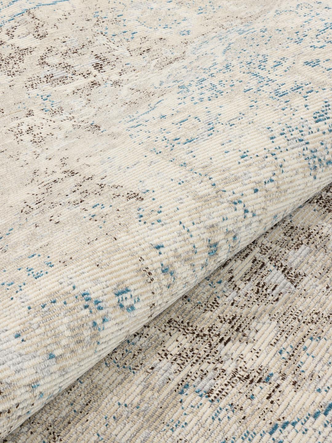 Rugvista essential - Nadia - Cream White / Greige, Round Ø 200 cm Rug ...