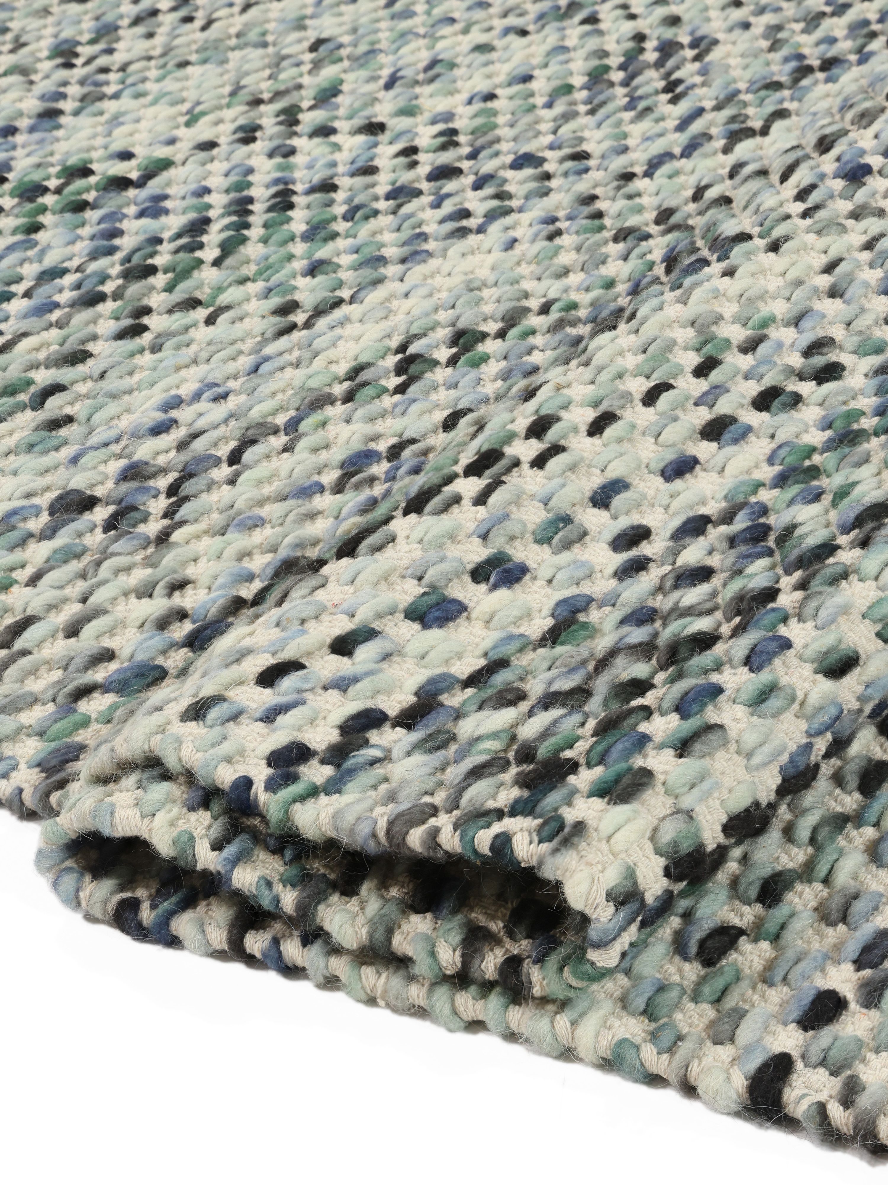 Rugvista core - Pebbles - グレー / ブルー, 細長 100 x 300 cm