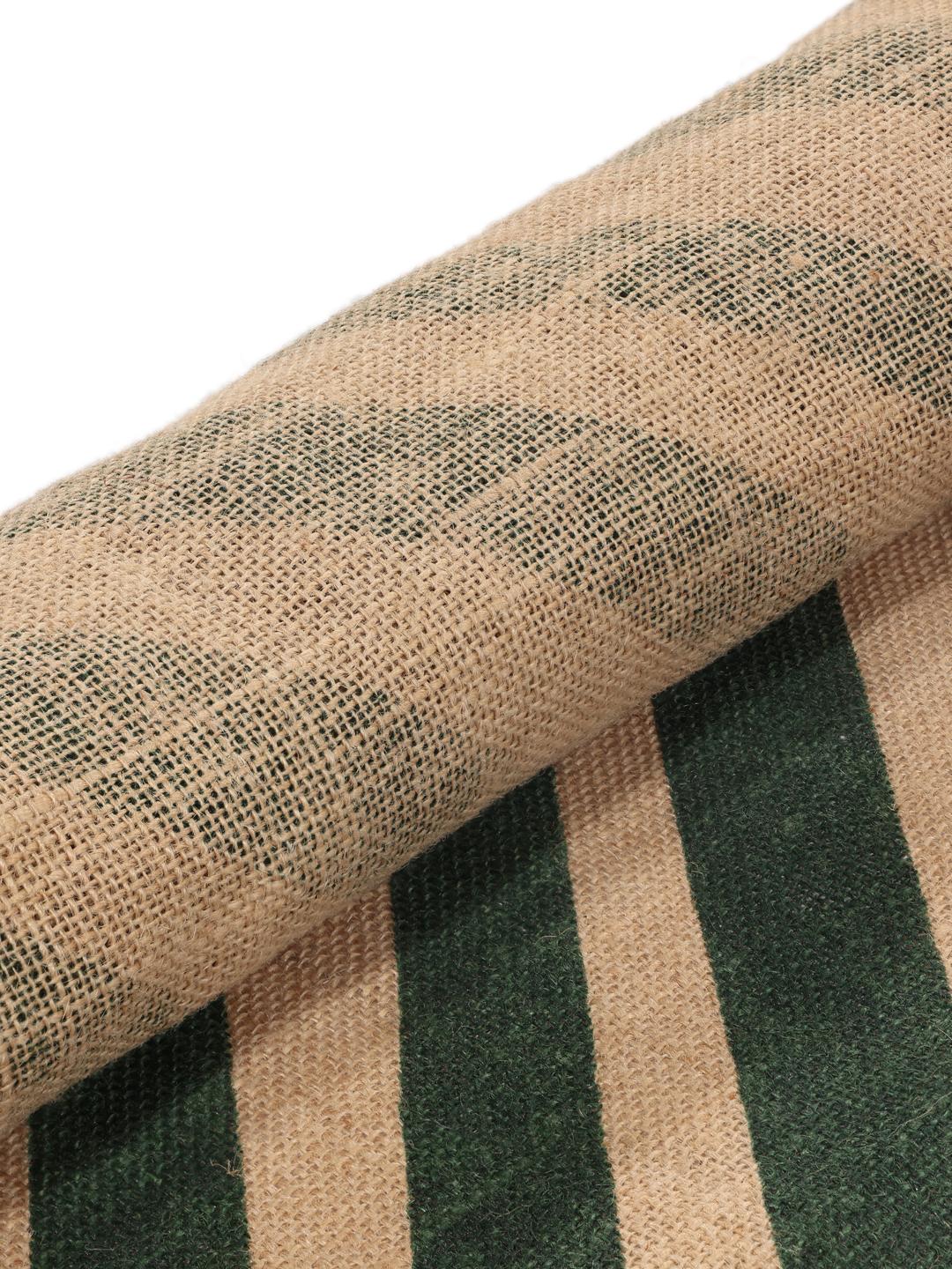 
    Ribbons - Beige / Grøn - Ø 100 cm
  