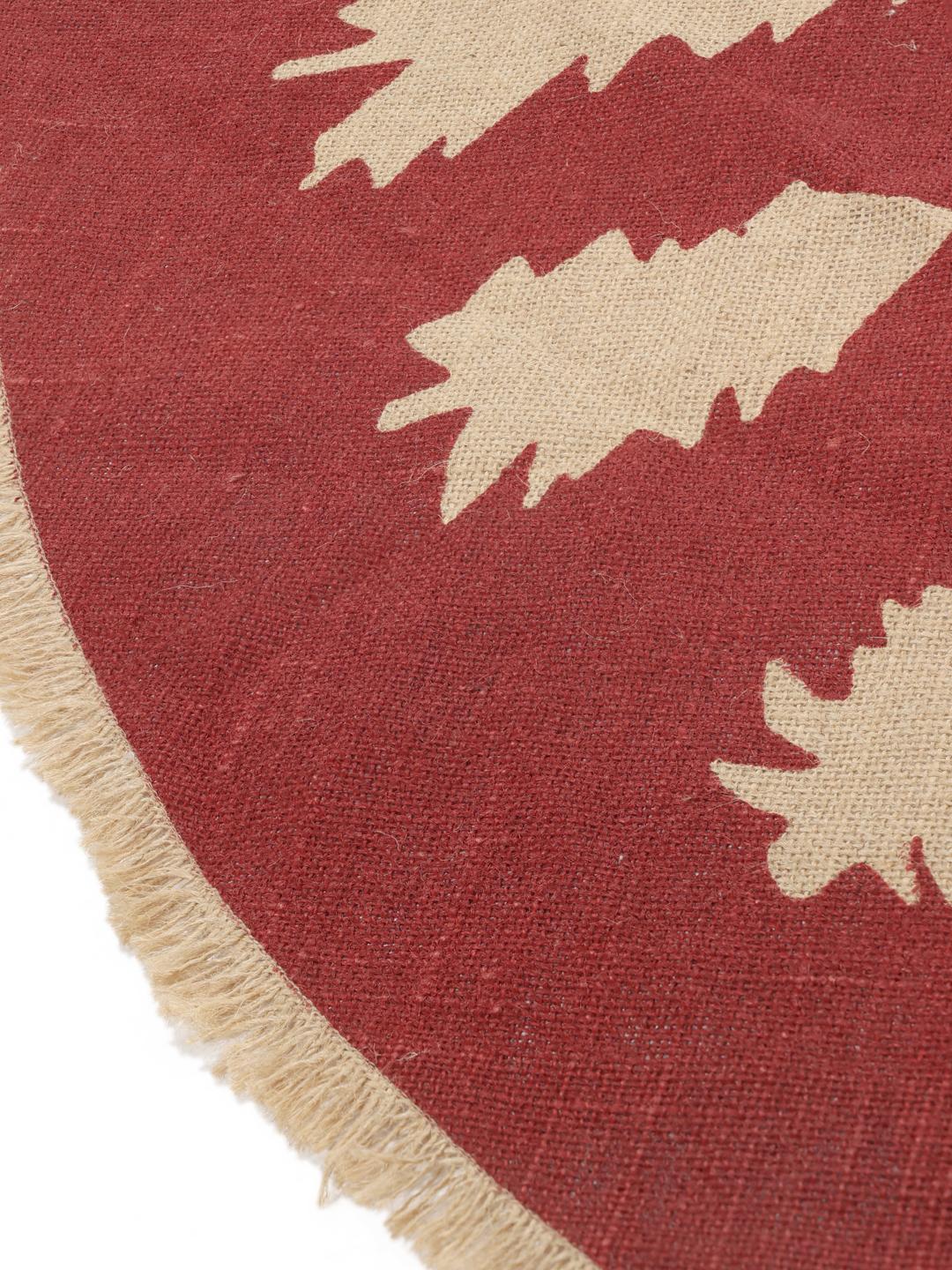 Winterland - Red / Beige - 120 x 120 cm