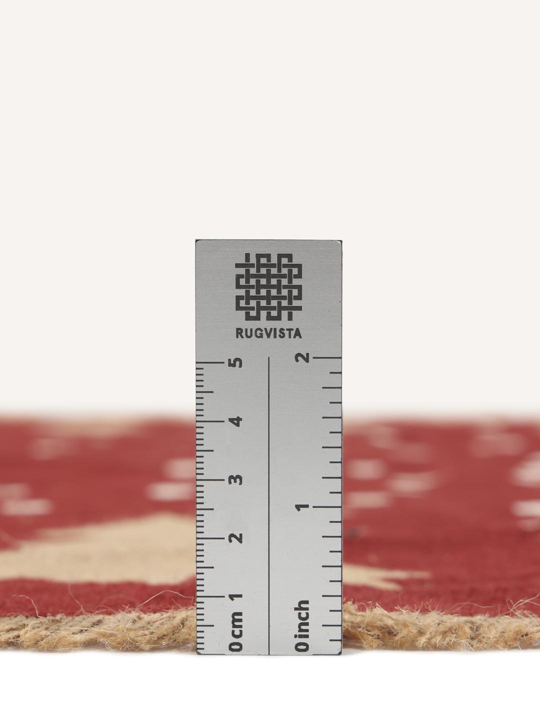 Winterland - Red / Beige - 120 x 120 cm
