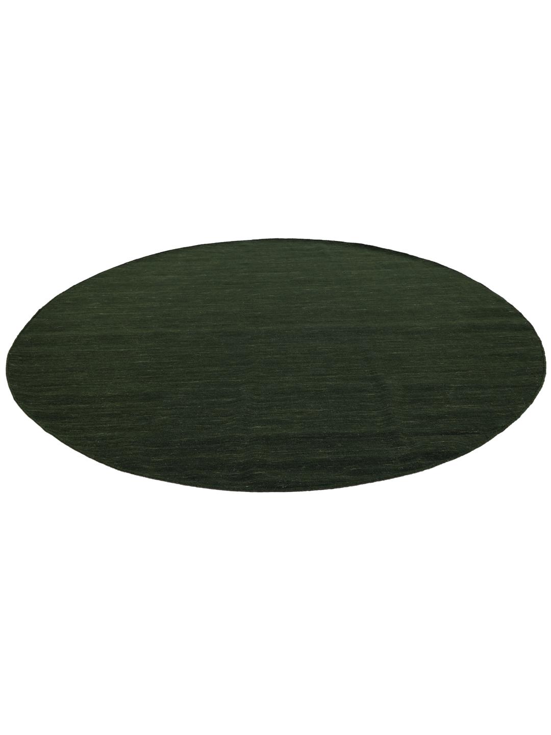 Tapis rond vert