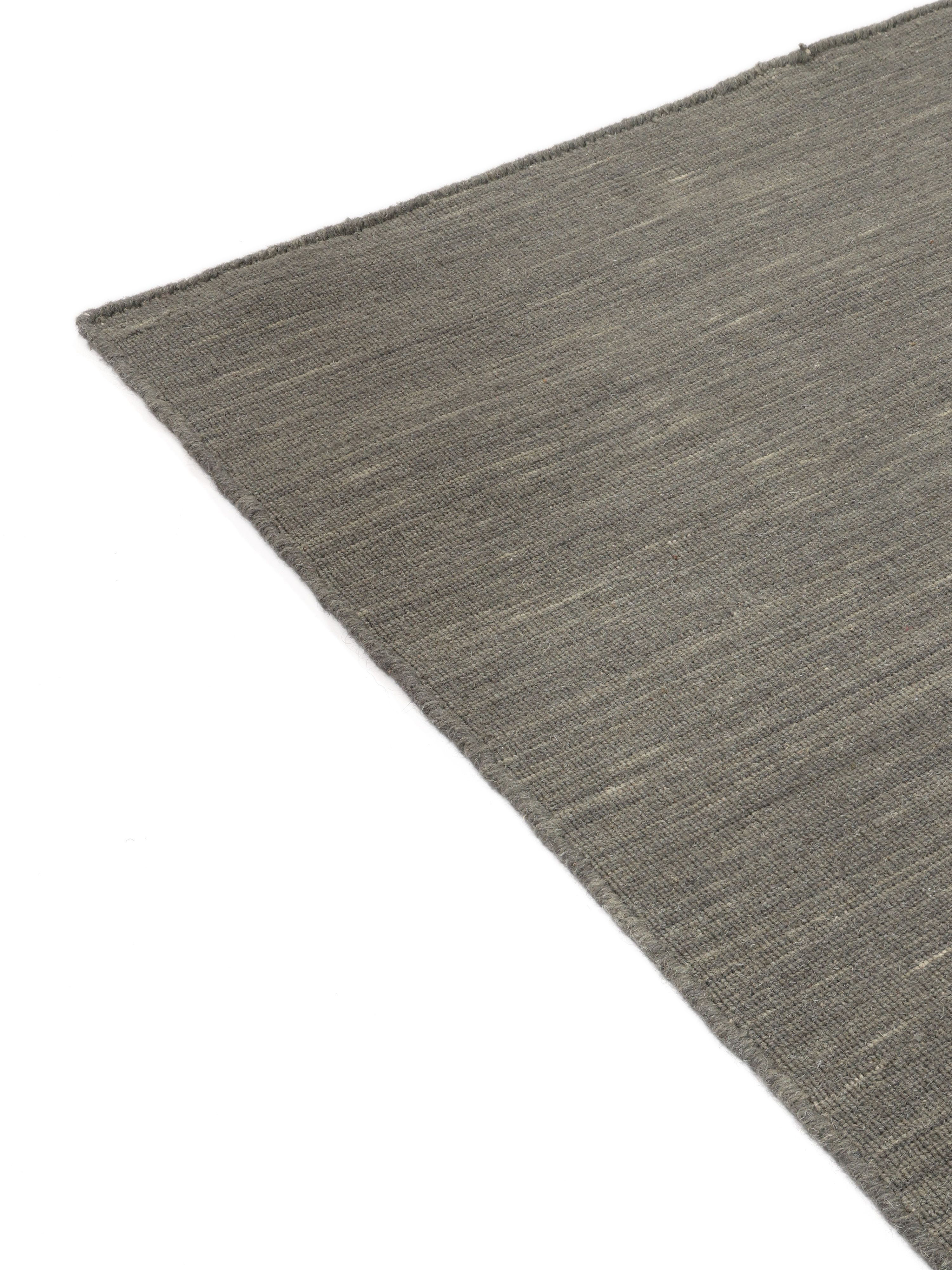 Rugvista core - Handloom flat - Dark Grey 250 x 250 cm Wool Rug