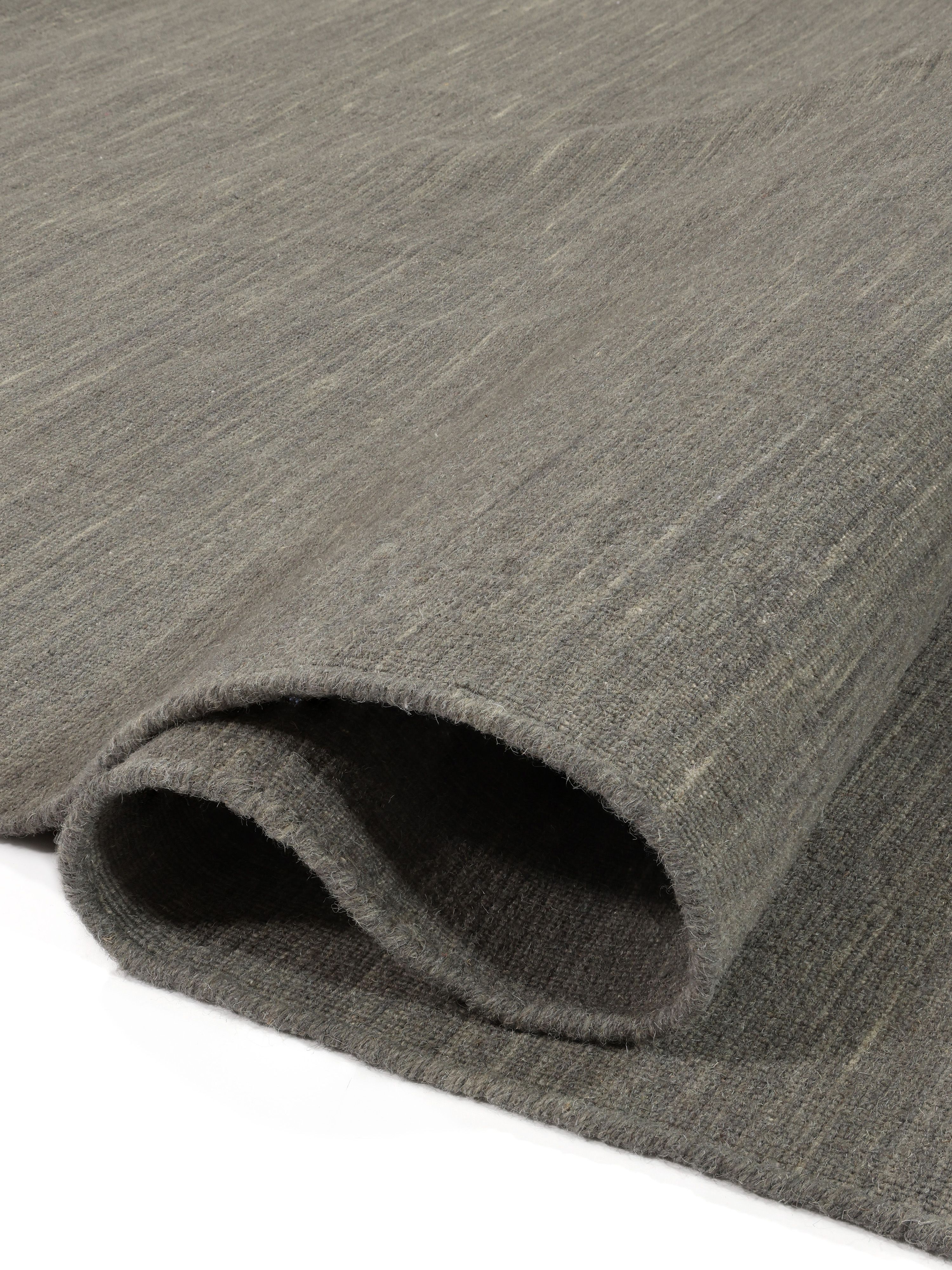Rugvista core - Handloom flat - Dark Grey 250 x 250 cm Wool Rug