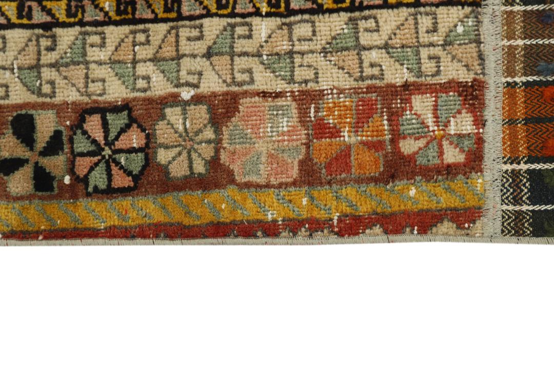 Kelim Patchwork vloerkleed uit het Midden-Oosten in multicolor