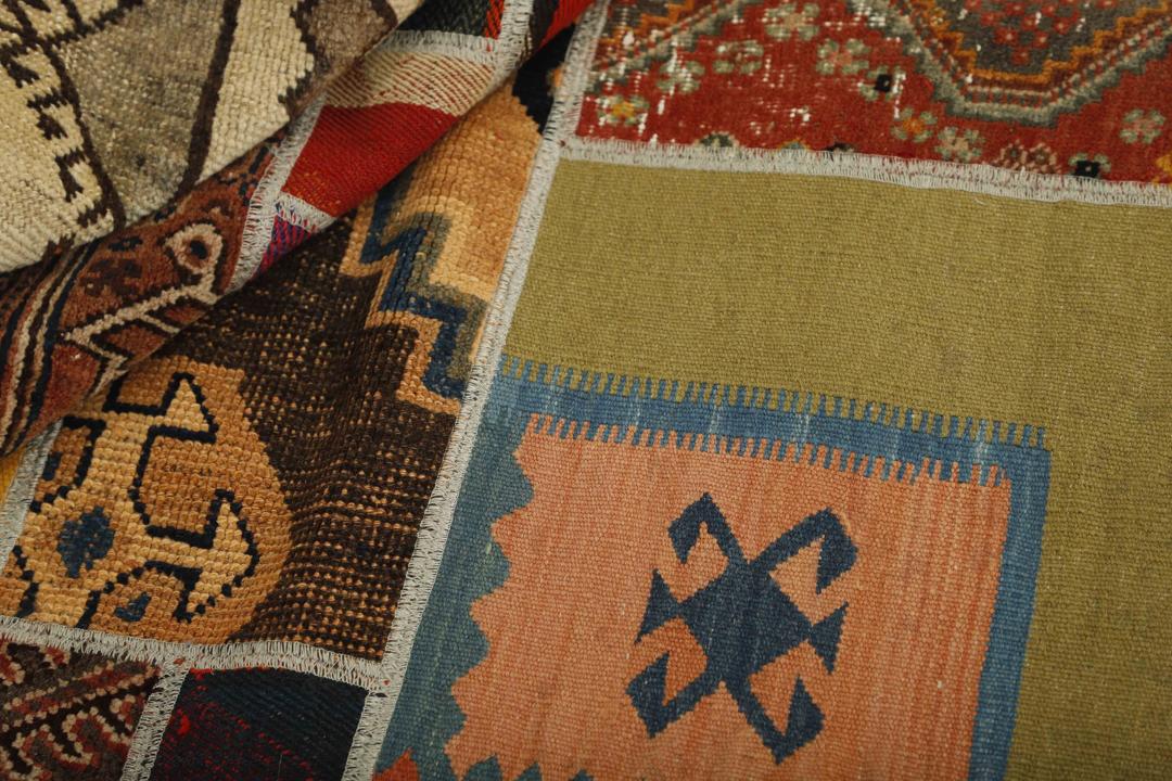 meerkleurig Midden-Oosters vloerkleed