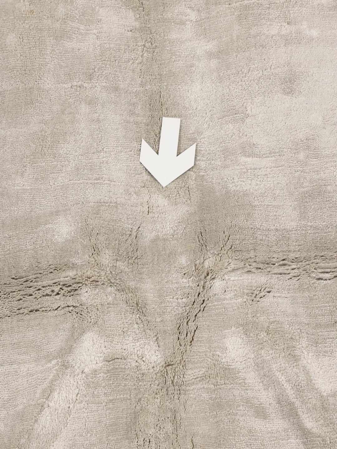 Beige tapijt met een subtiel, modern ontwerp