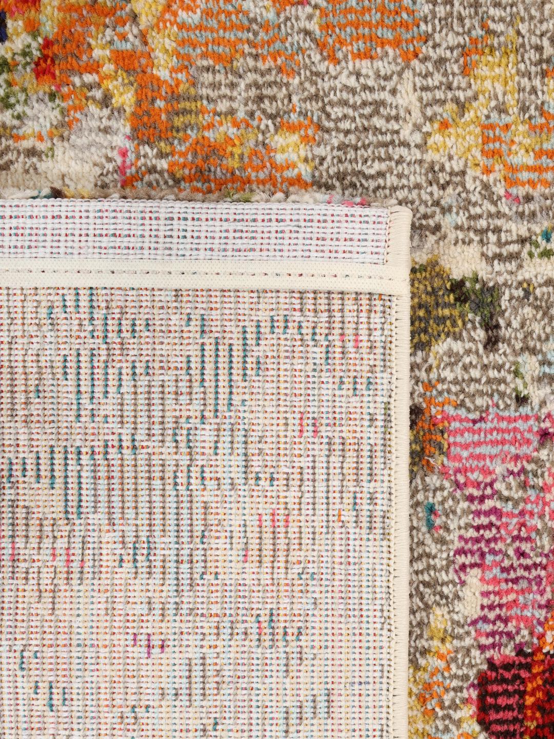 Fiona Design Rug Steel Pattern Fiona meerkleurig tapijt - Rugvista