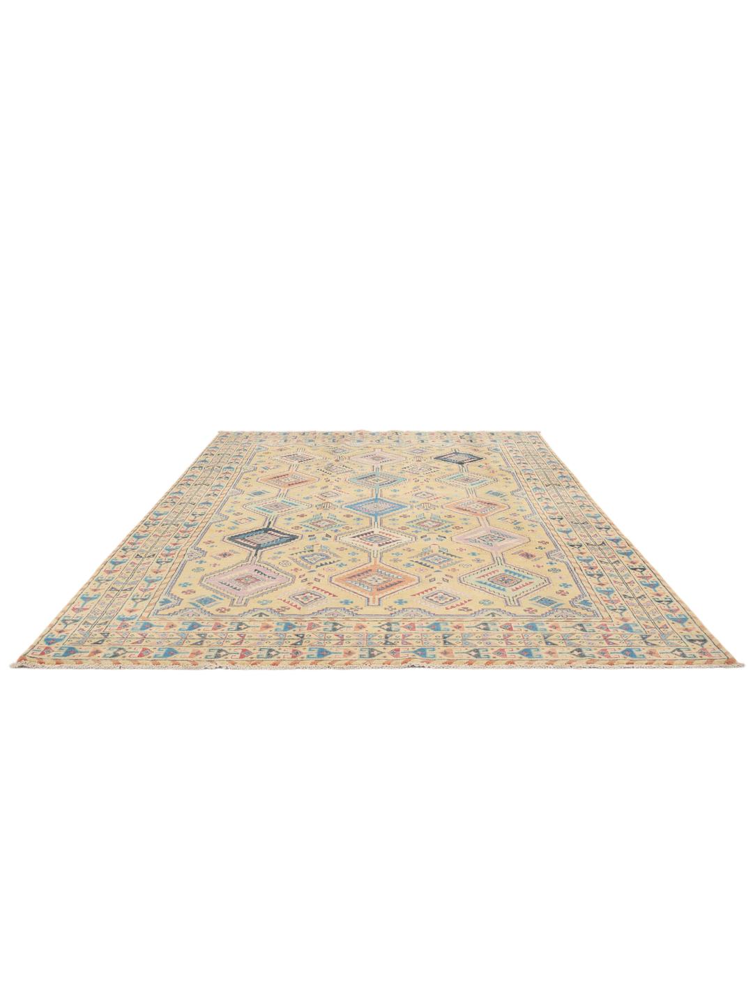 Kazak Fine - Orange / Brown - 201 x 308 cm
