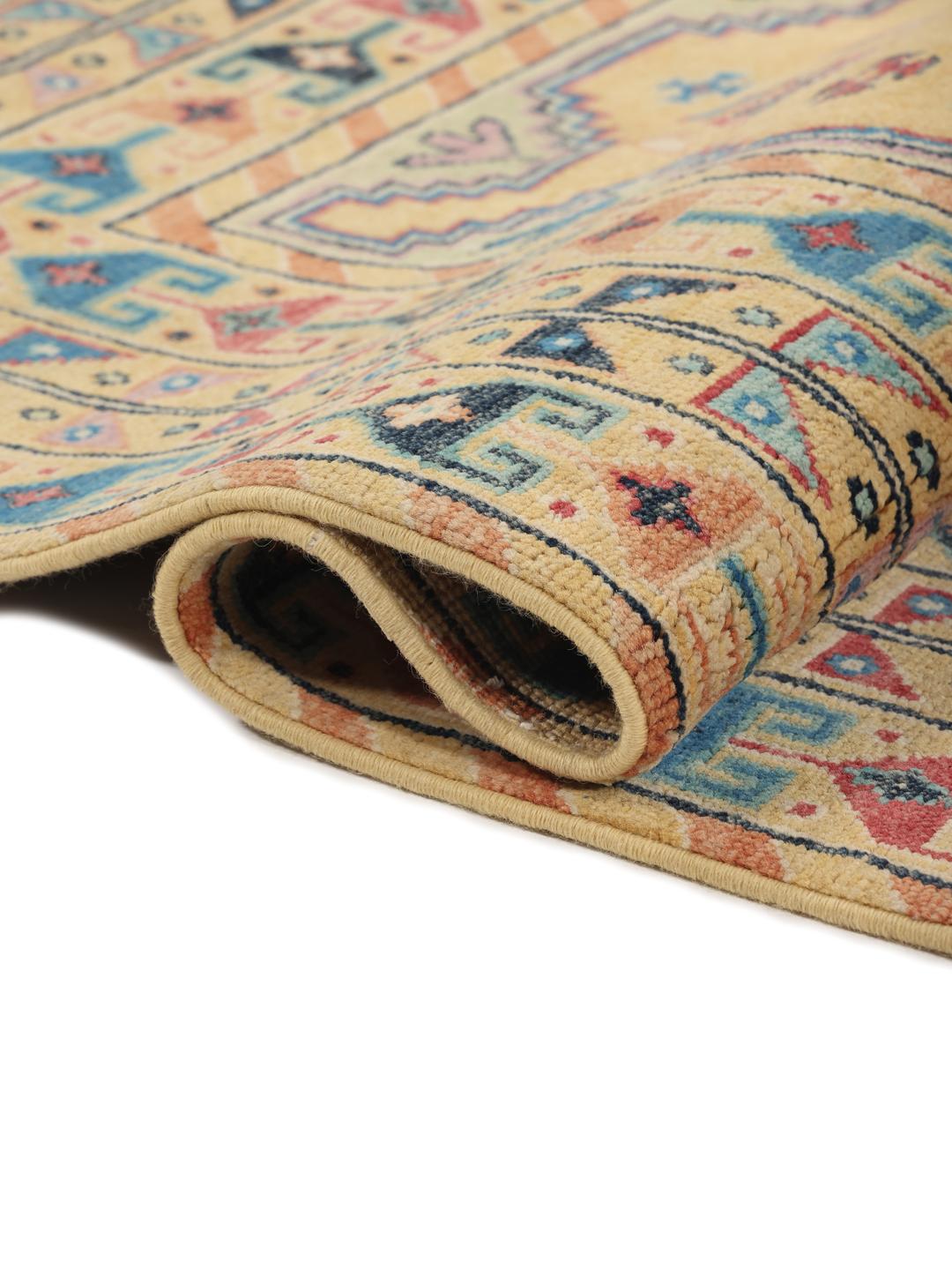 Kazak Fine - Orange / Brown - 201 x 308 cm