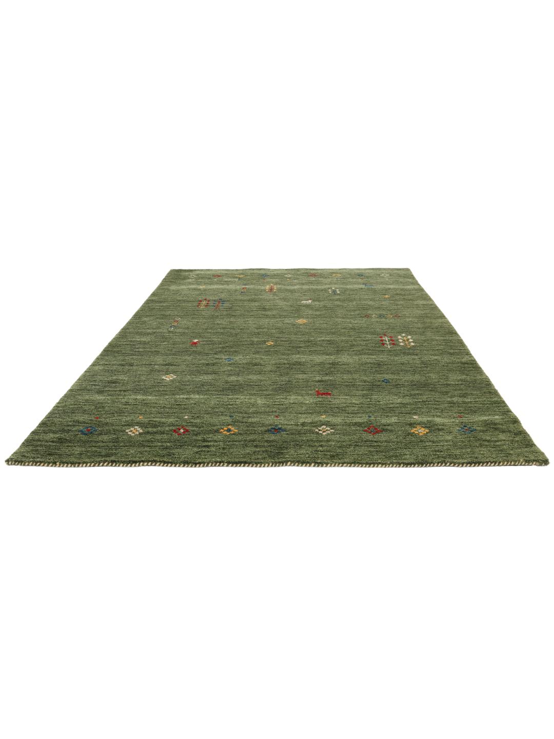 Rugvista premium - Gabbeh Giza - Forest Green 160 x 230 cm Wool Rug ...