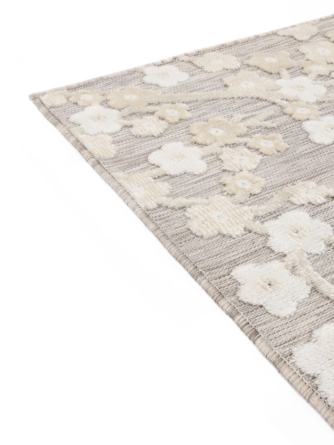 Essential - Rezia - Grijs / Beige, Tapijtloper 100 X 250 Cm Loper Grijs Beige Groot Vloerkleed Cvd41176