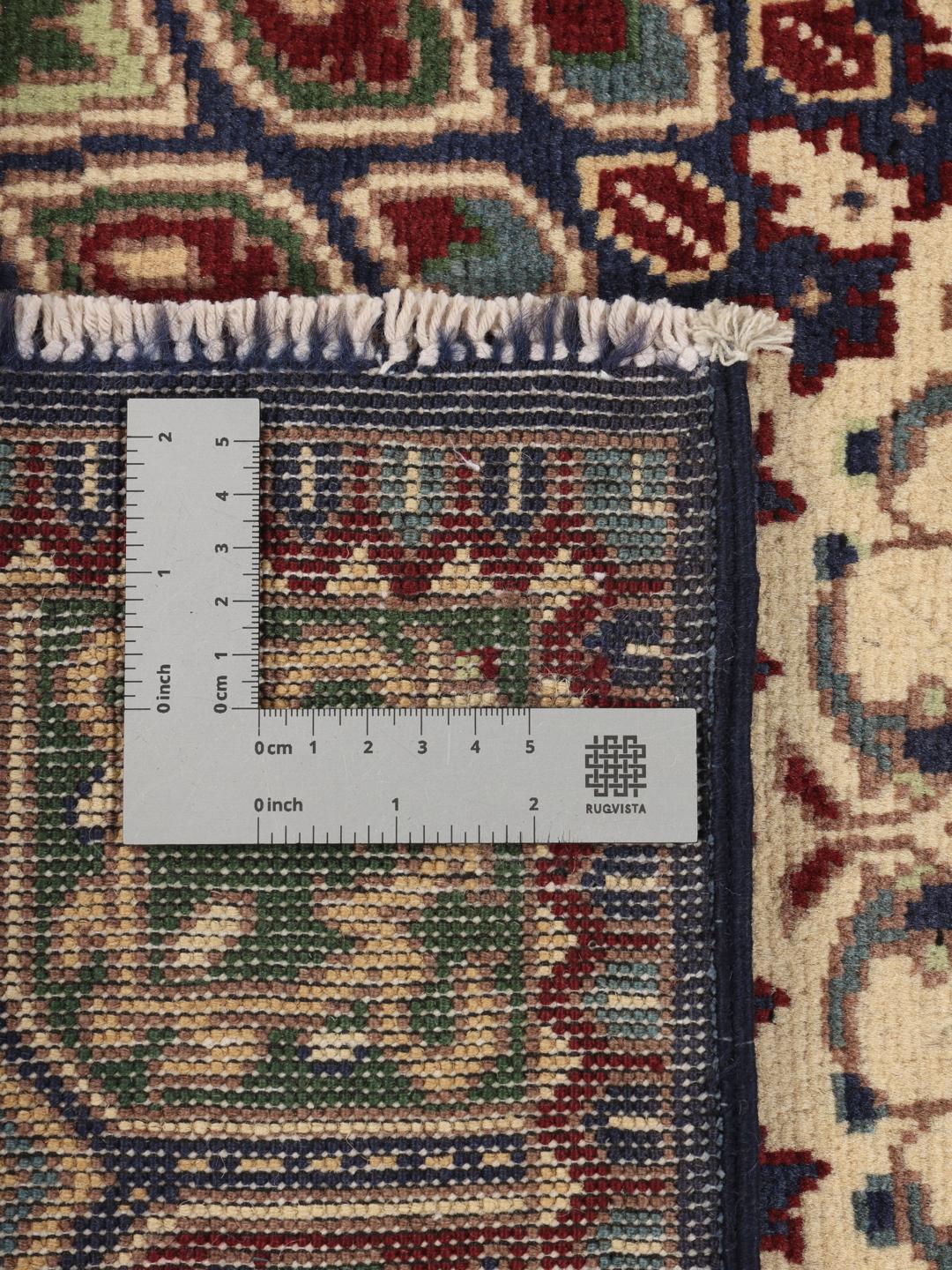 Hand-knotted Kunduz runner from Afghanistan in multicolor