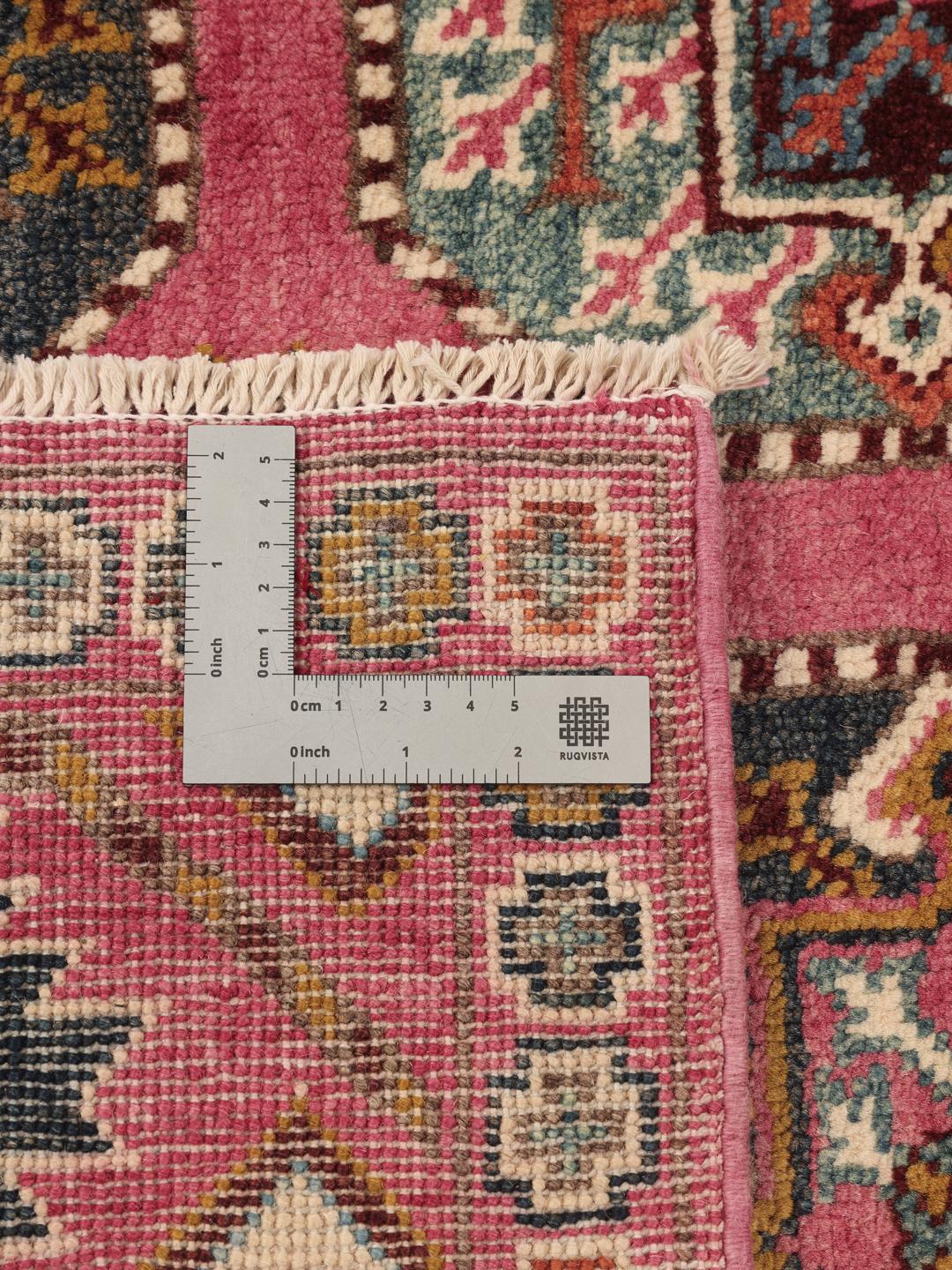 Kazak Fine - Mørkerød / Rød - 151 x 199 cm