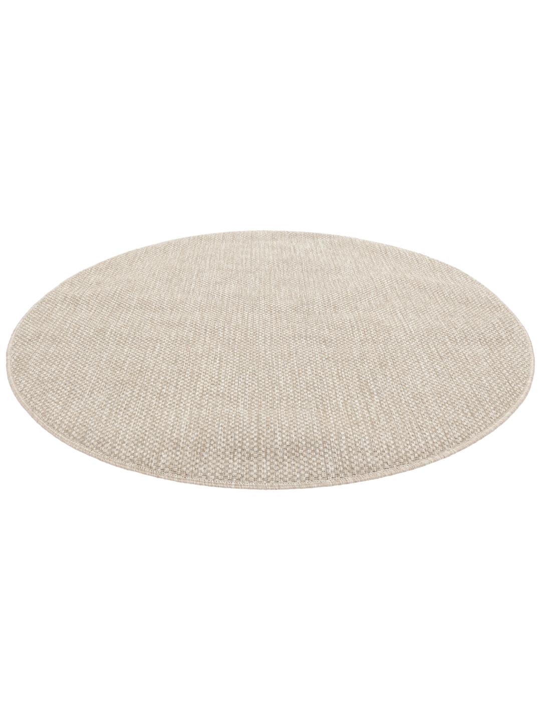 rond beige vloerkleed