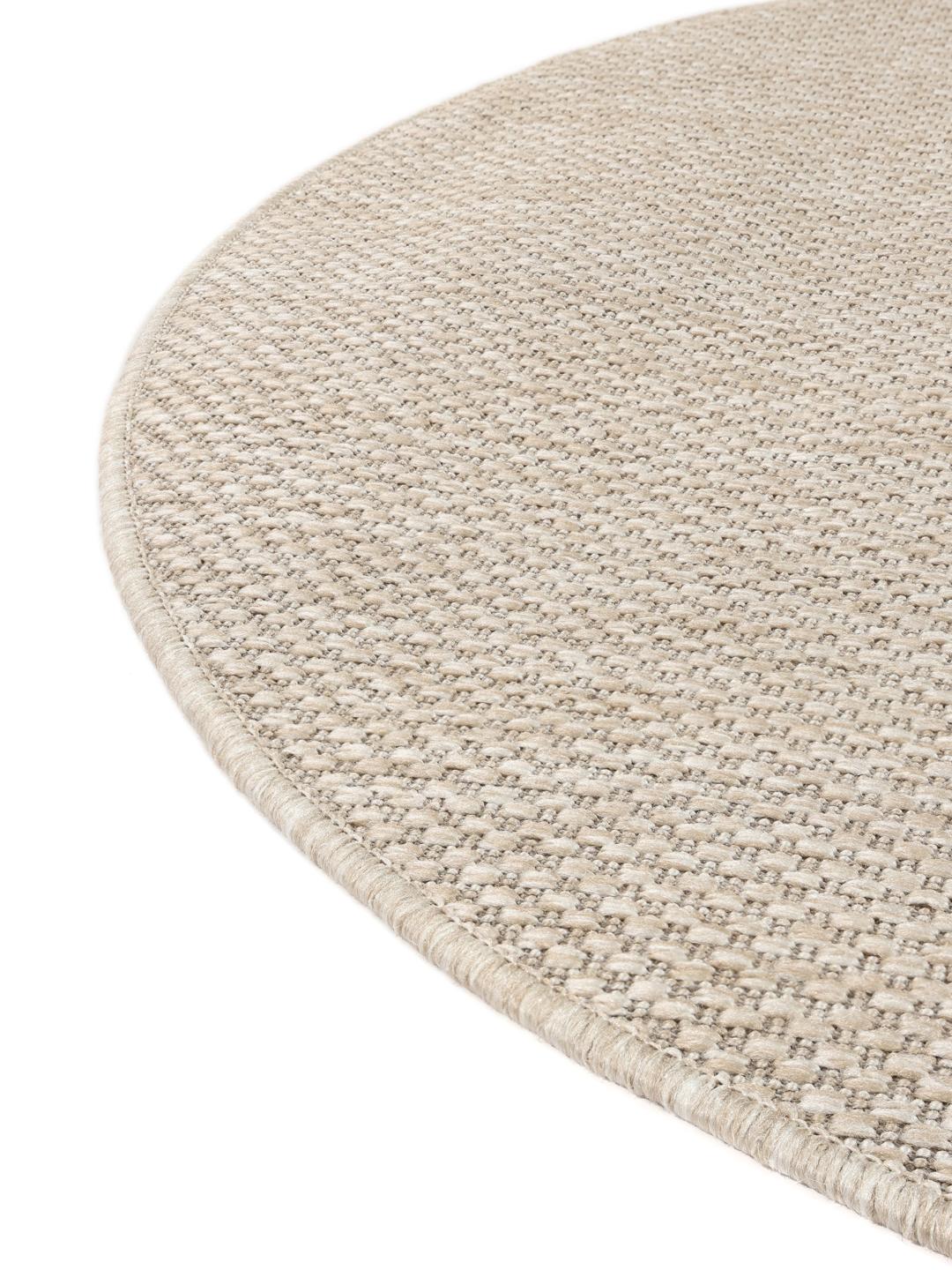 rond beige vloerkleed