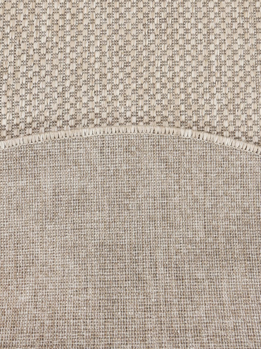 rond beige vloerkleed