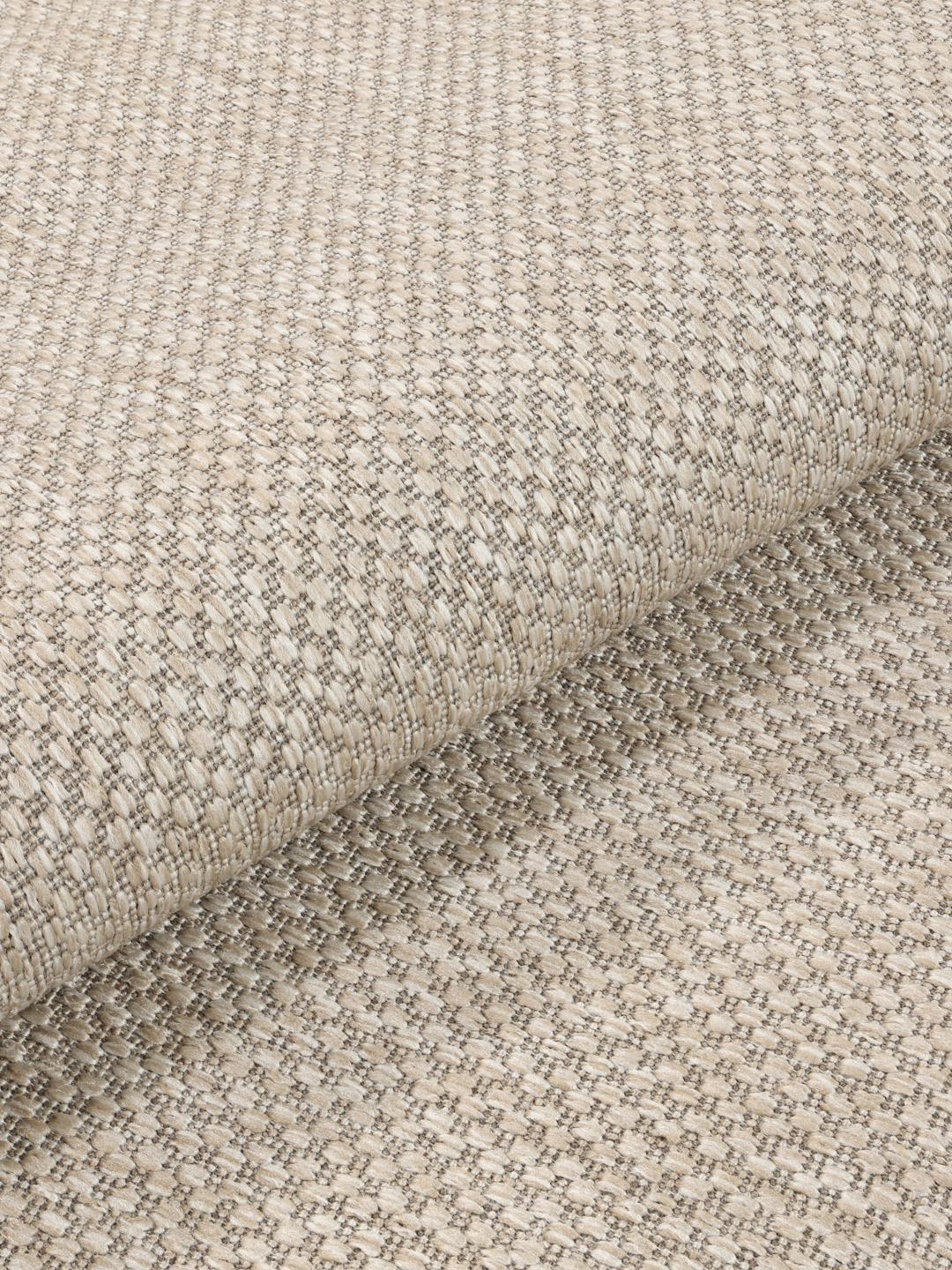 tapis rond beige