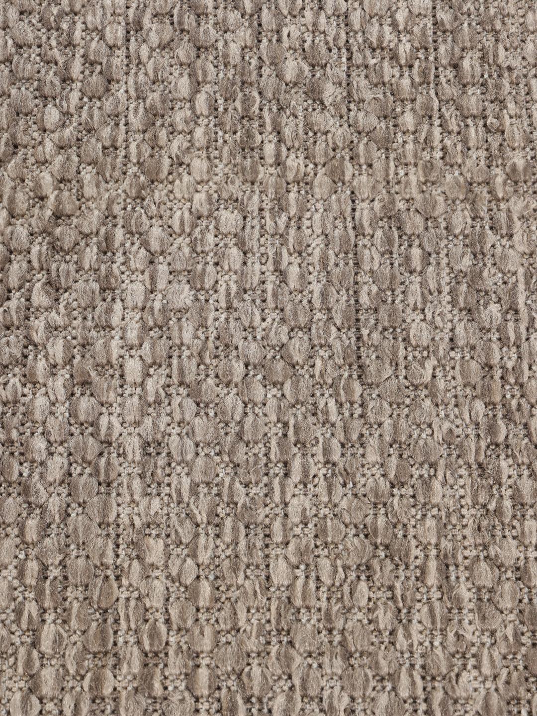 Rond bruin vloerkleed