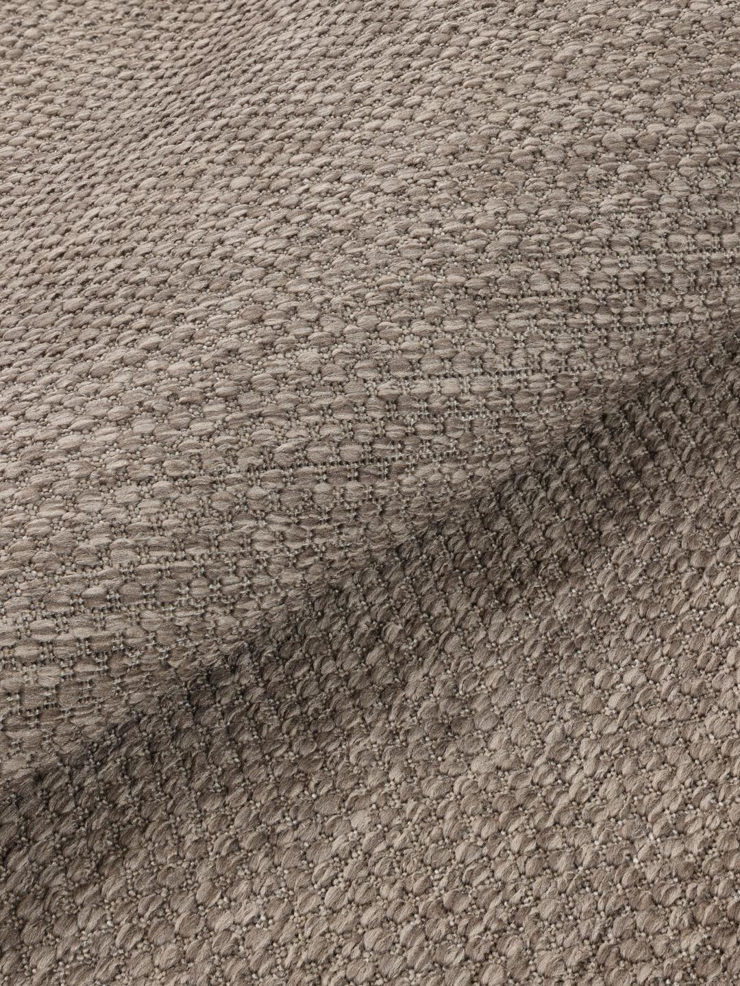 Tapis rond marron