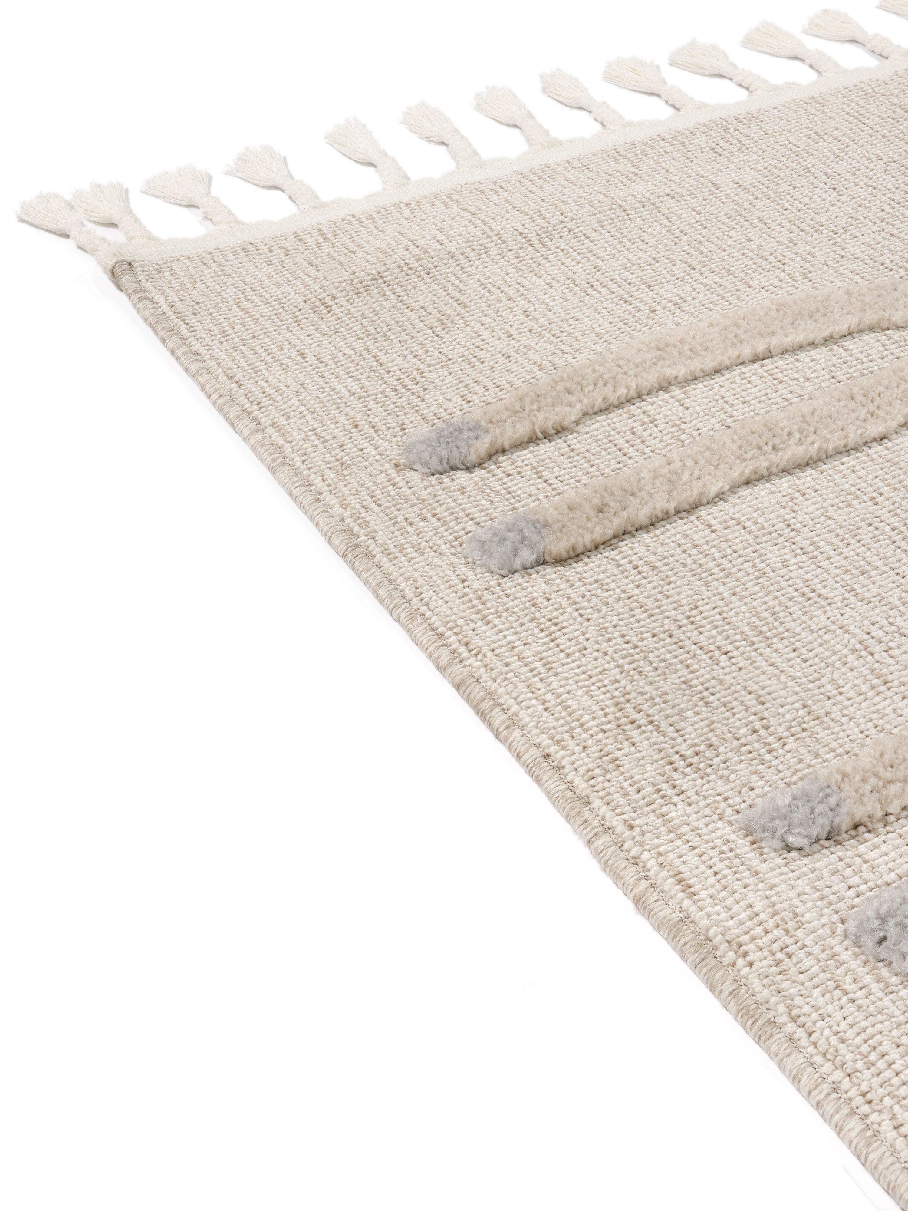 Rugvista core - Playing around - Beige / Terracotta 140 x
